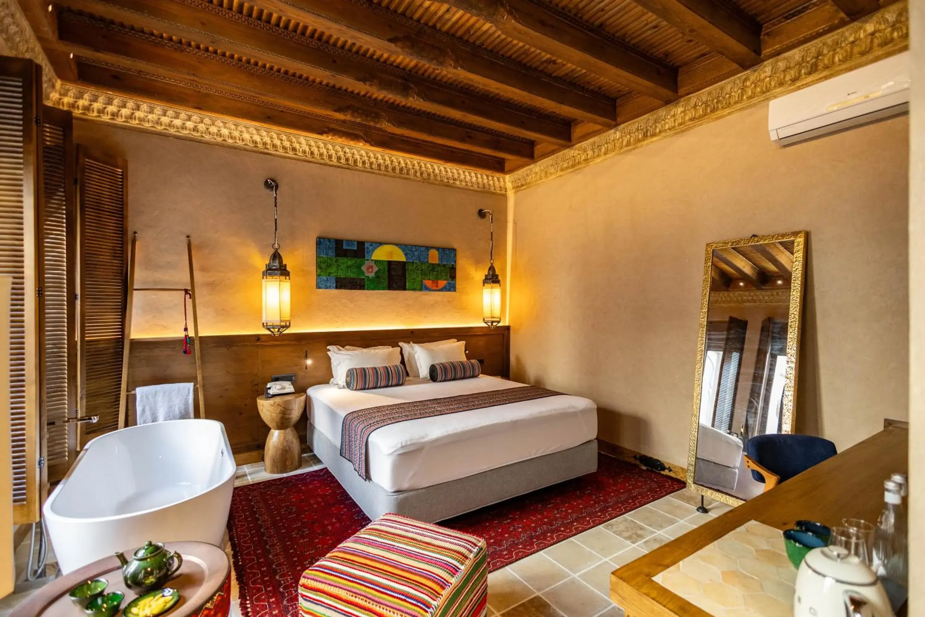 View (from property/room), Bed in Kukaldosh Boutique Hotel View (from property/room), Bed in Kukaldosh Boutique Hotel