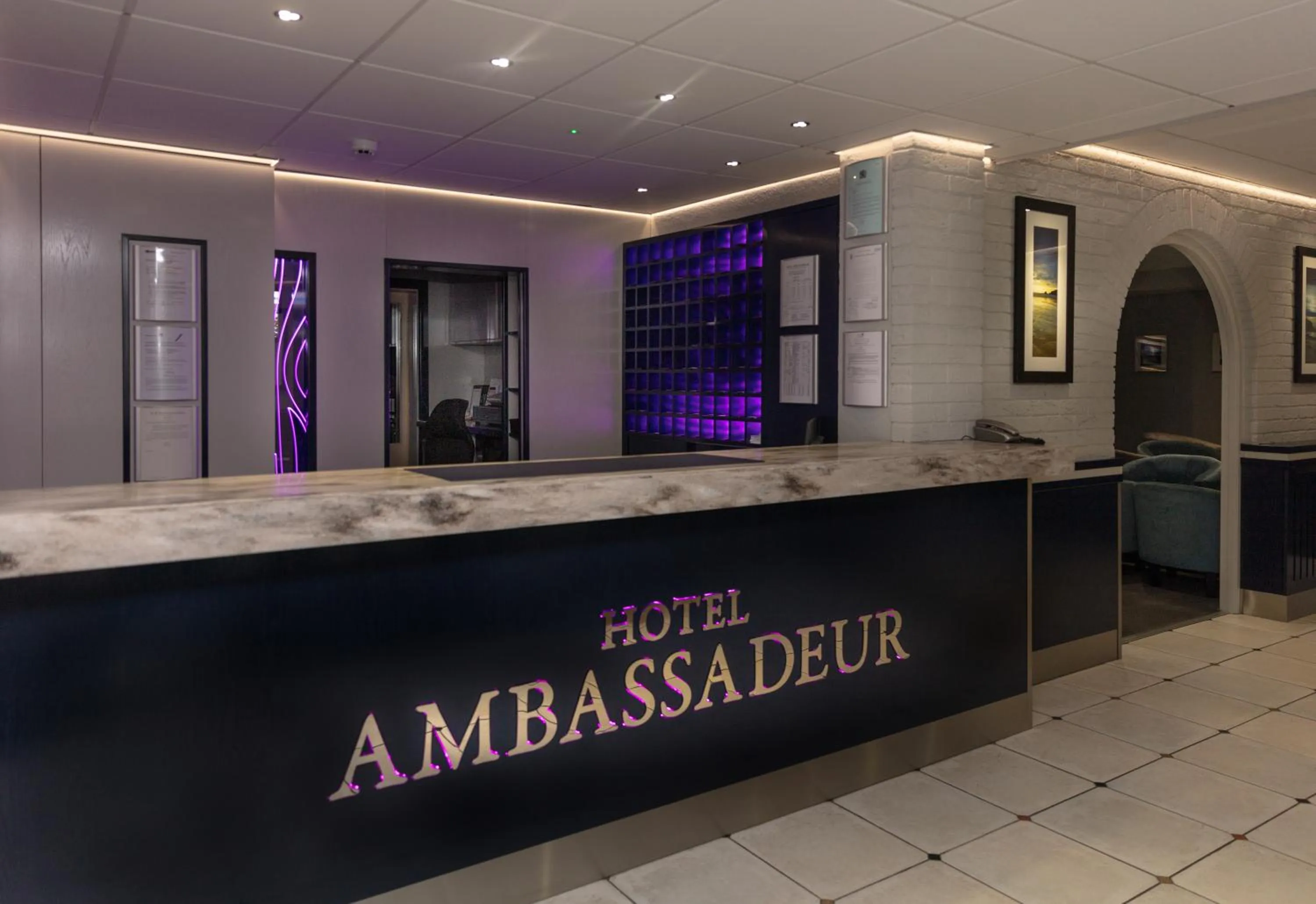 Lobby or reception in Hotel Ambassadeur