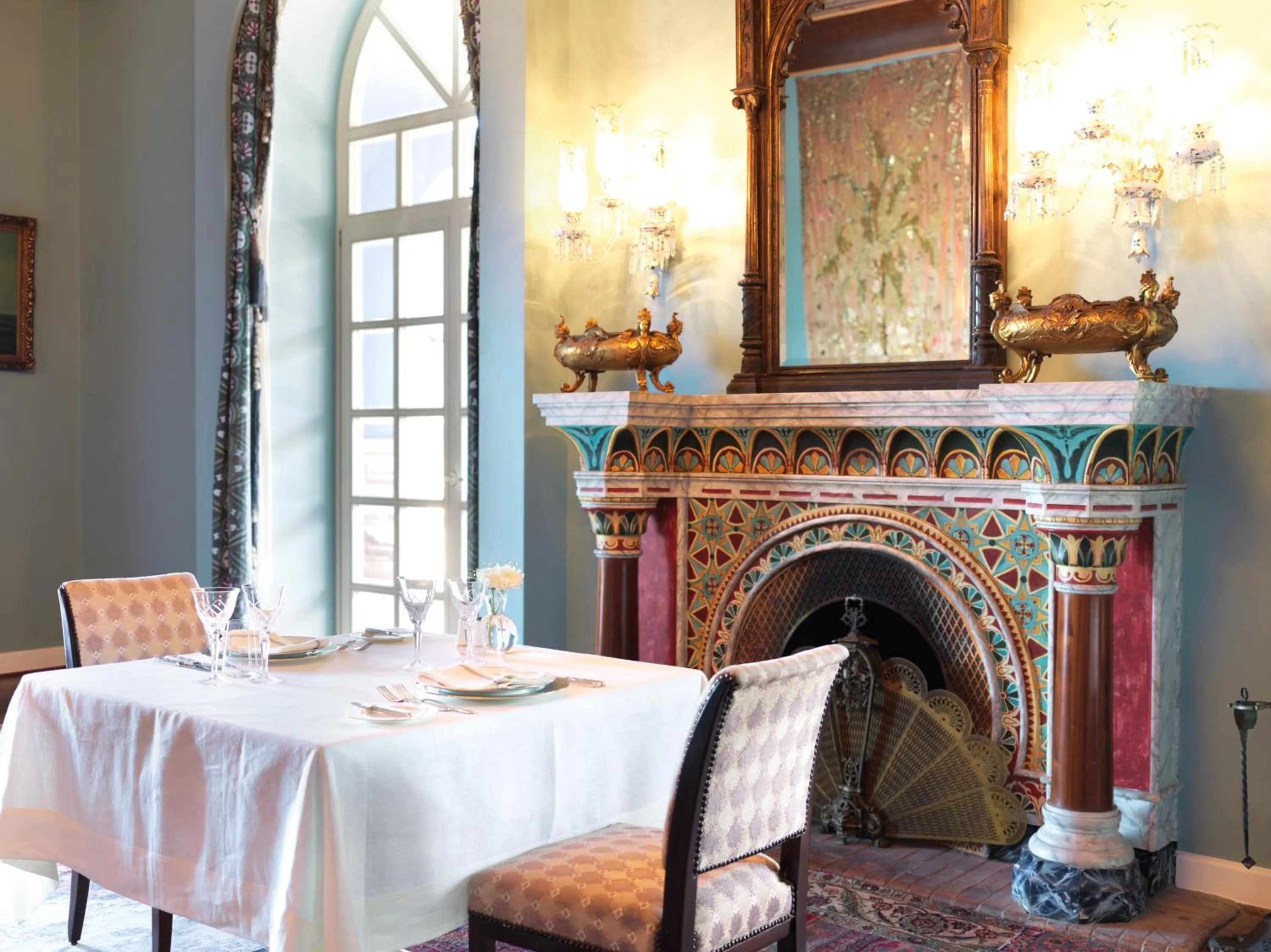 Dining area in La Maison Bleue El Gouna