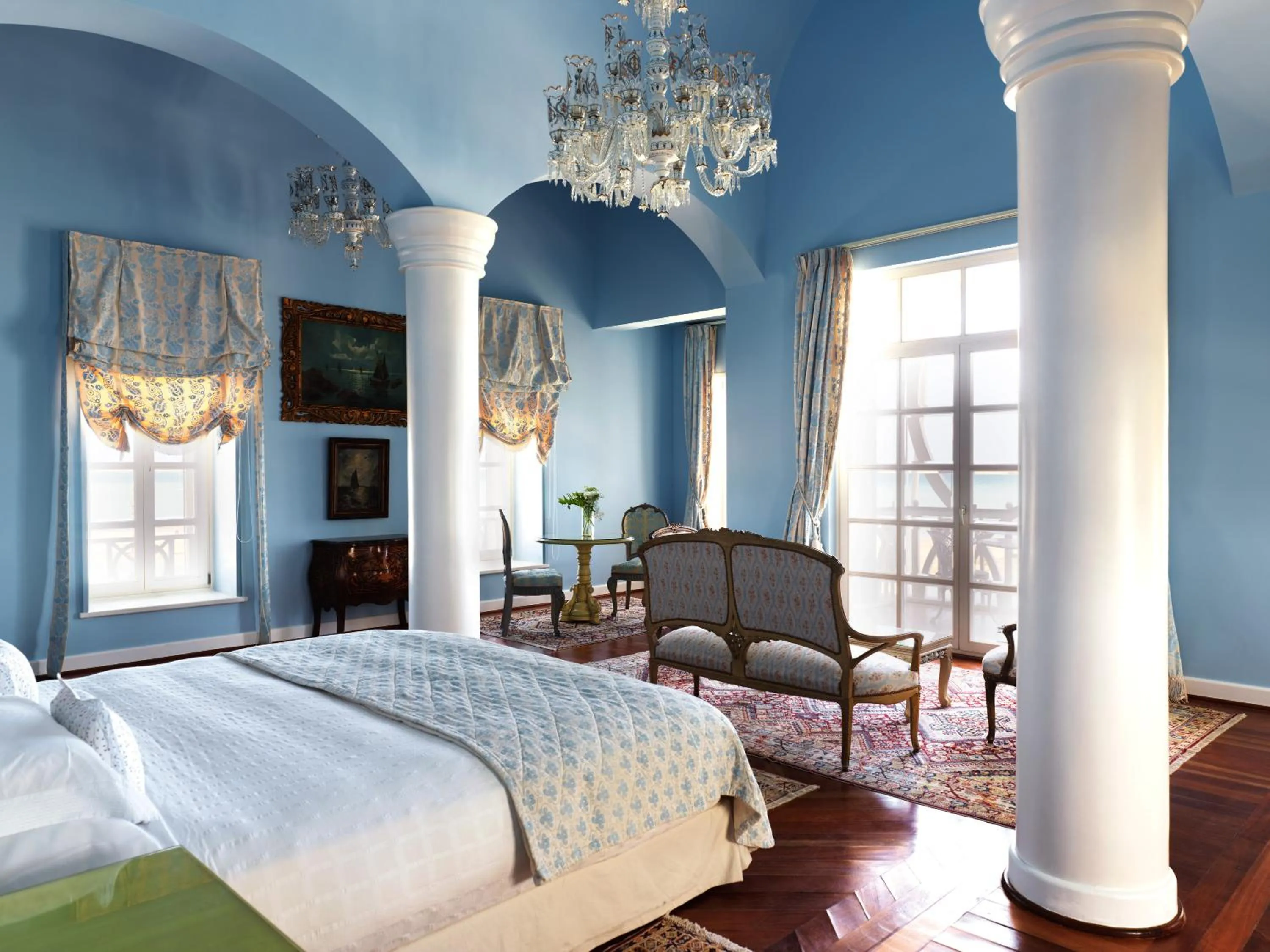 Bedroom, Bed in La Maison Bleue El Gouna