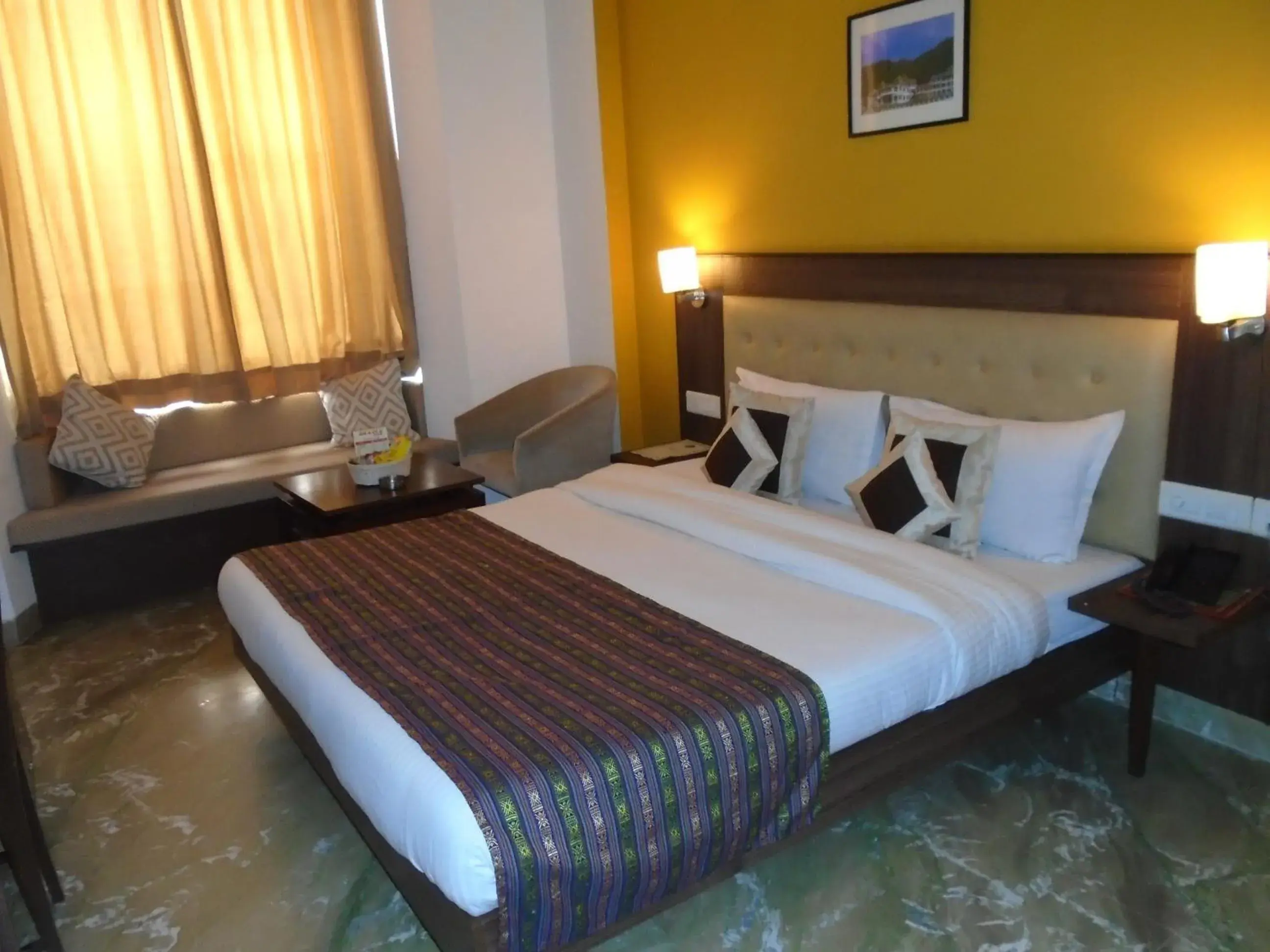 Bed in Hotel Inn Tawang