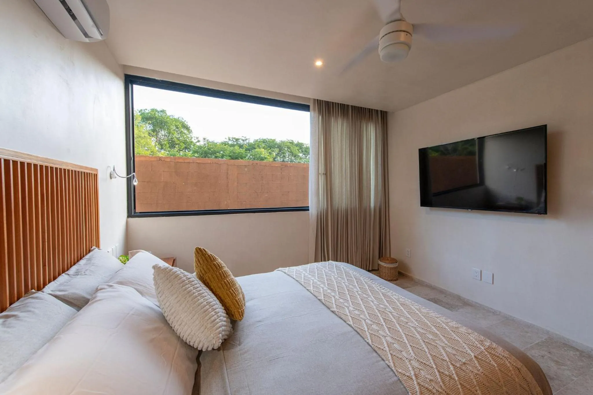 TV and multimedia, Bed in Nibana departamento de lujo en Mérida, Planta baja