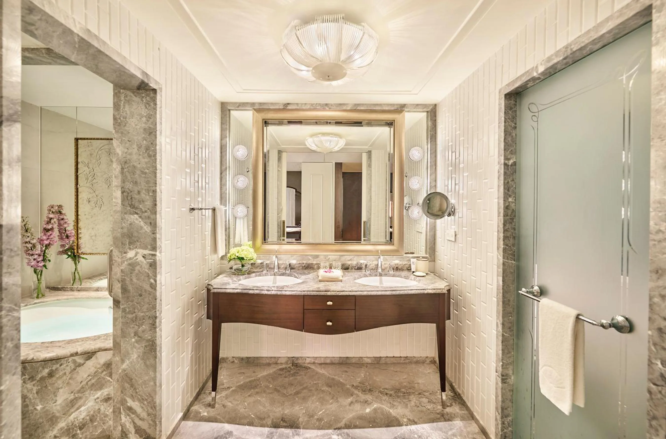Bathroom in Mandarin Oriental, Taipei
