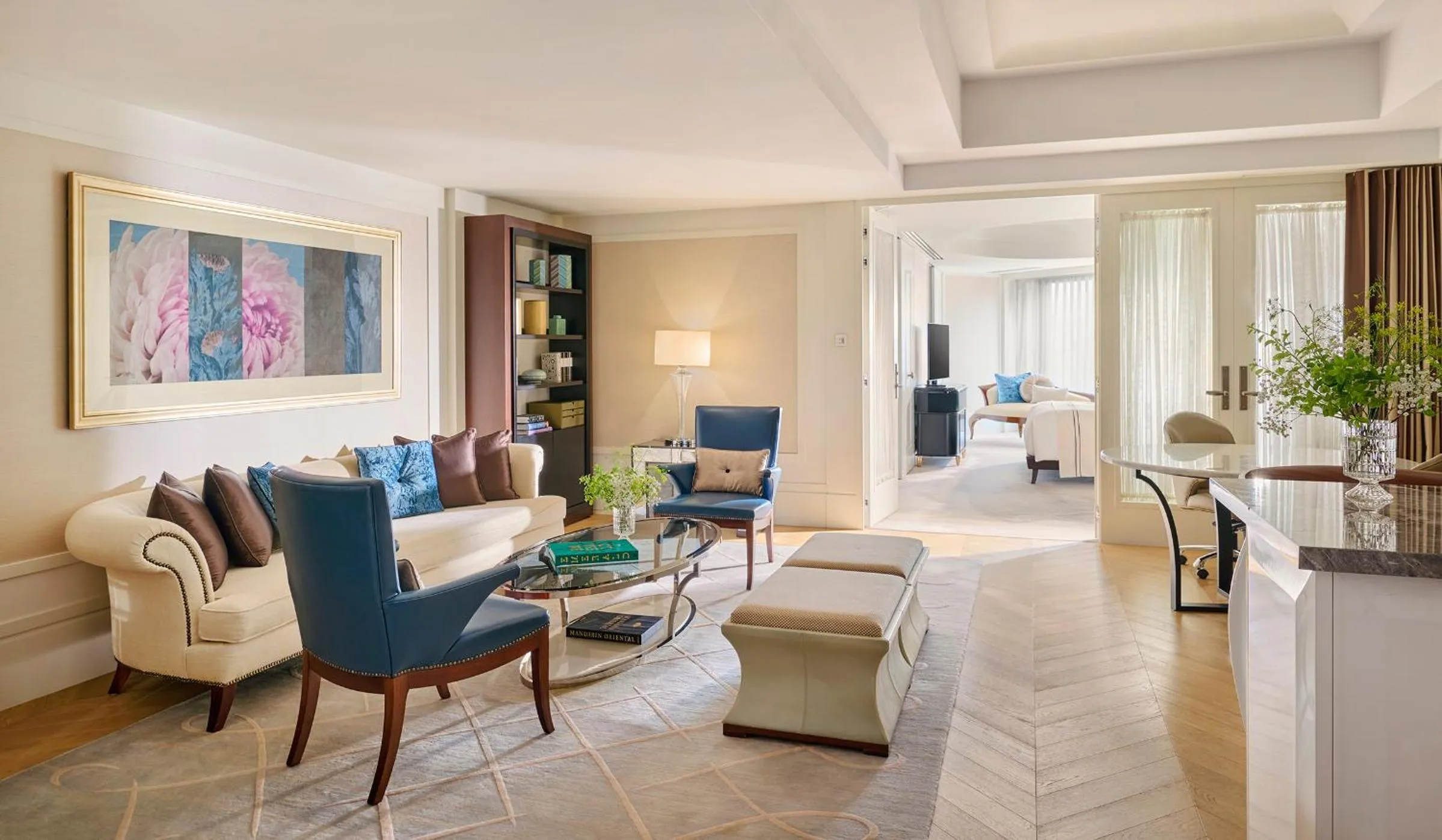 Living room in Mandarin Oriental, Taipei