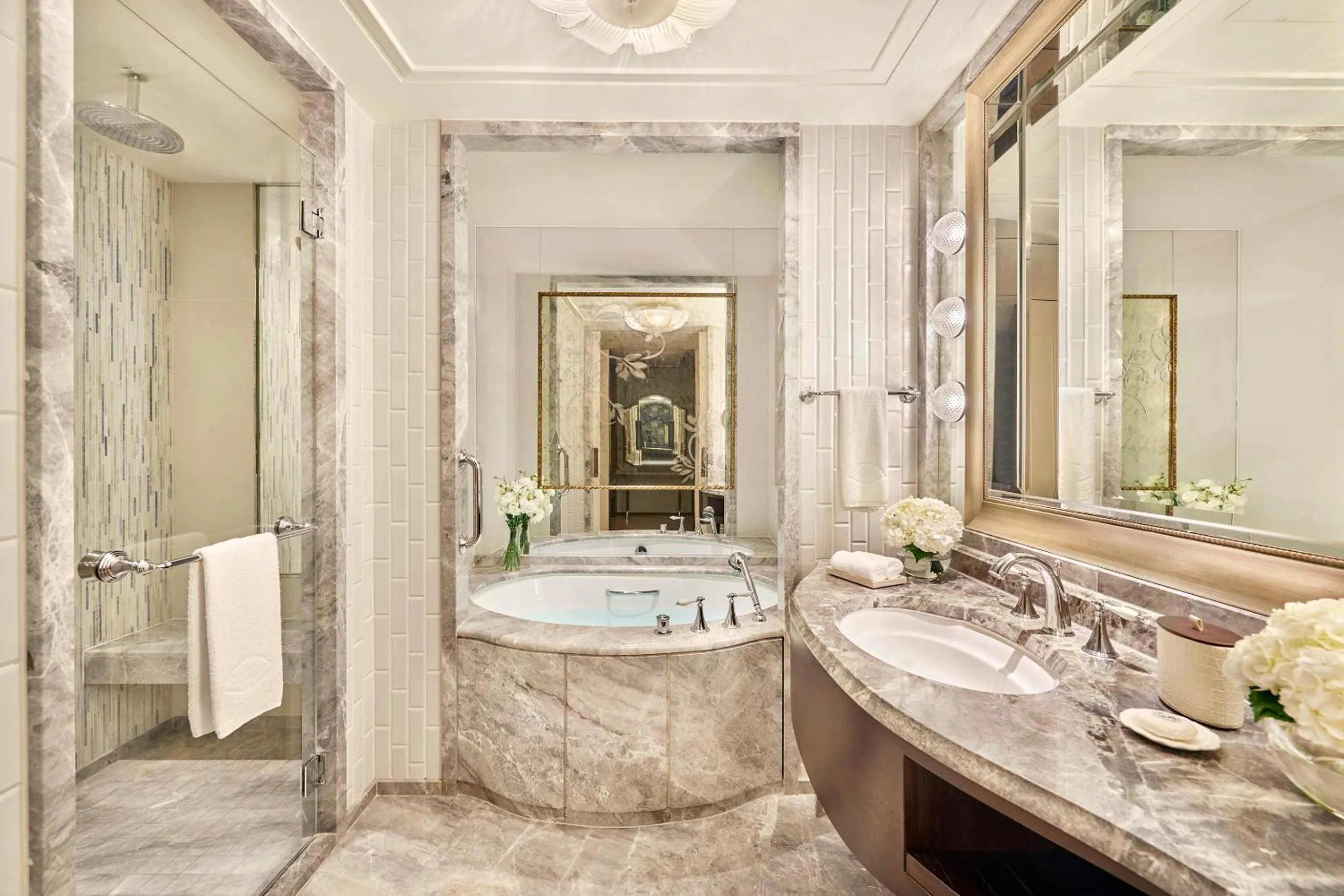 Bathroom in Mandarin Oriental, Taipei