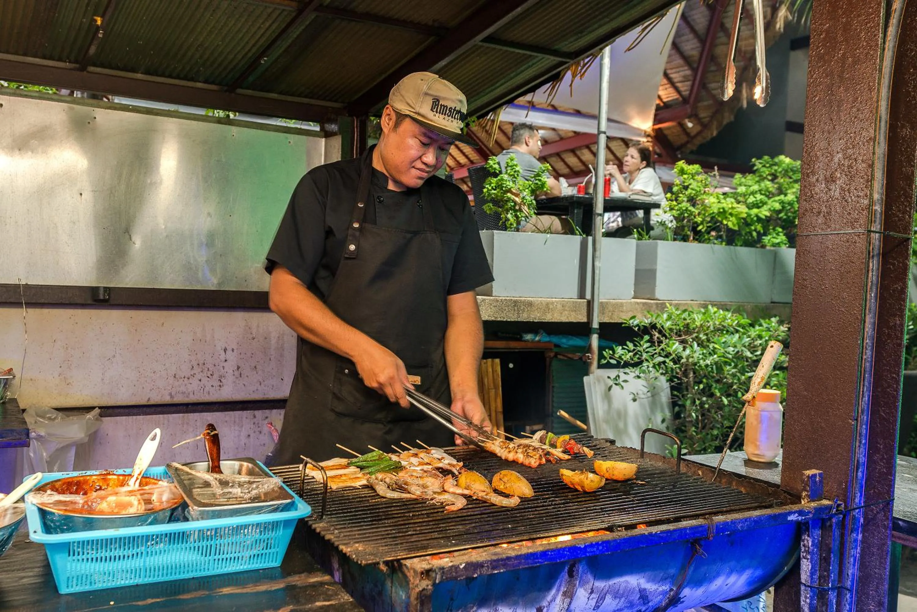 BBQ facilities in Blue Bay Resort - Access to Pool and Beach-Phuket & Krabi