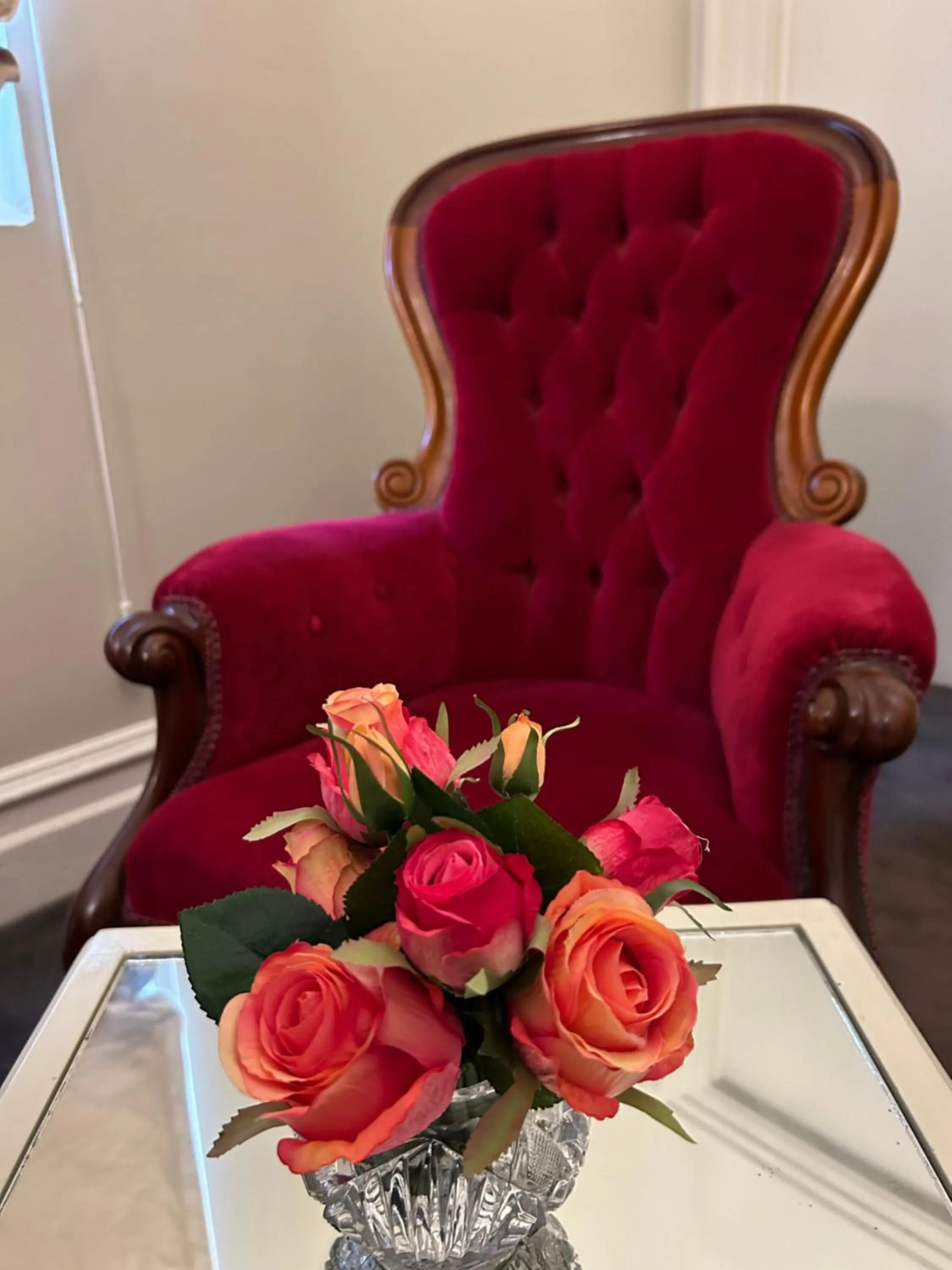 Seating area in Convent at Koroit