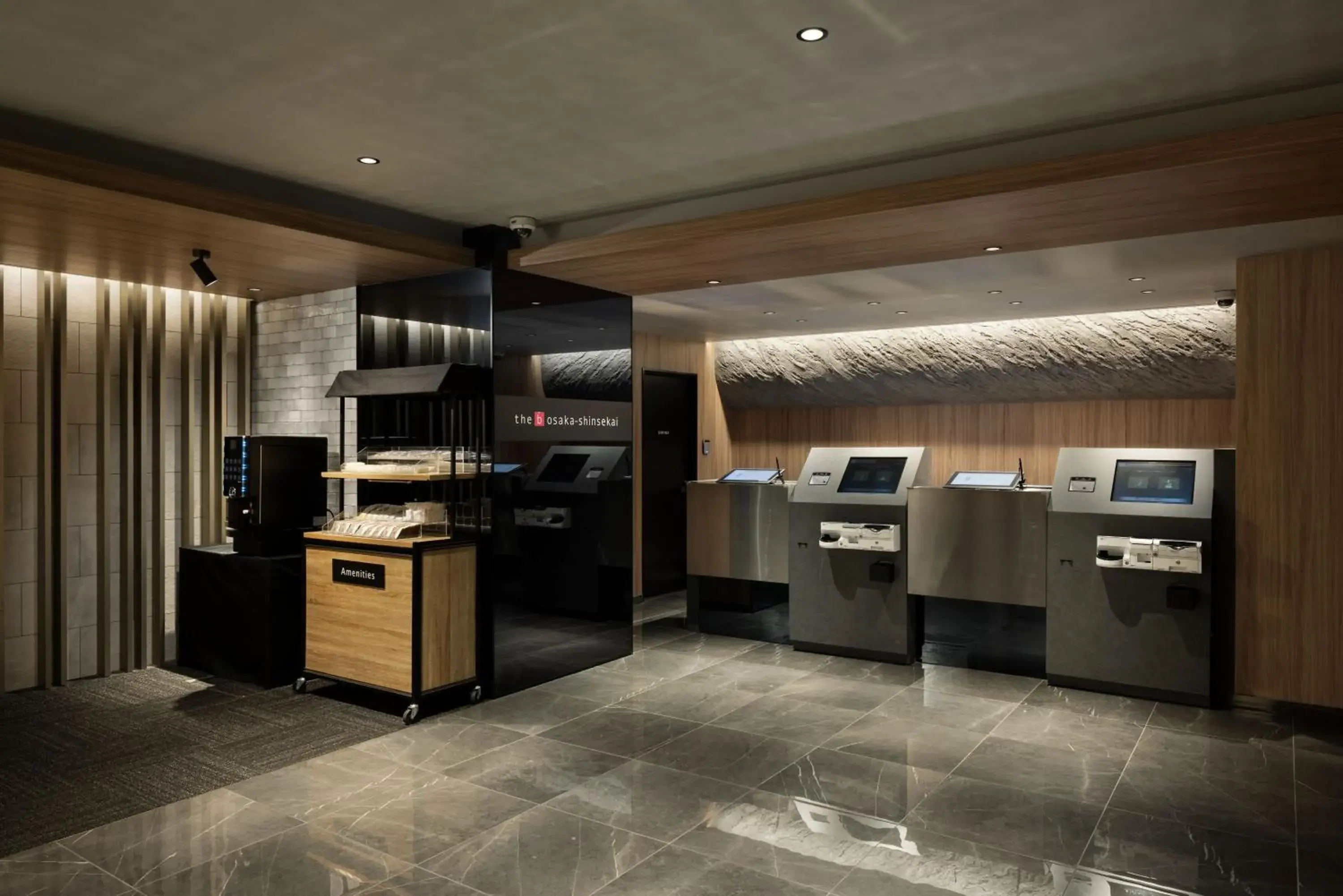 Lobby or reception in the b osaka-shinsekai Lobby or reception in the b osaka-shinsekai