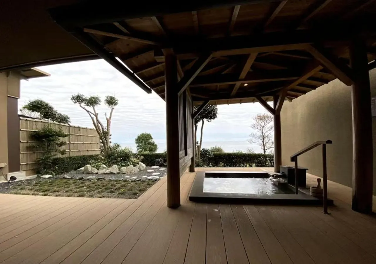 Balcony/Terrace in Oyado The Earth