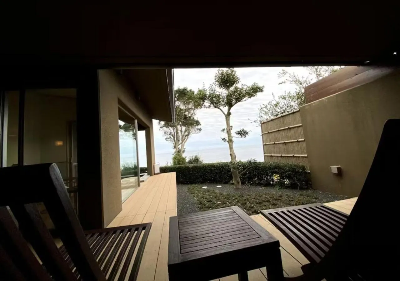 Balcony/Terrace in Oyado The Earth