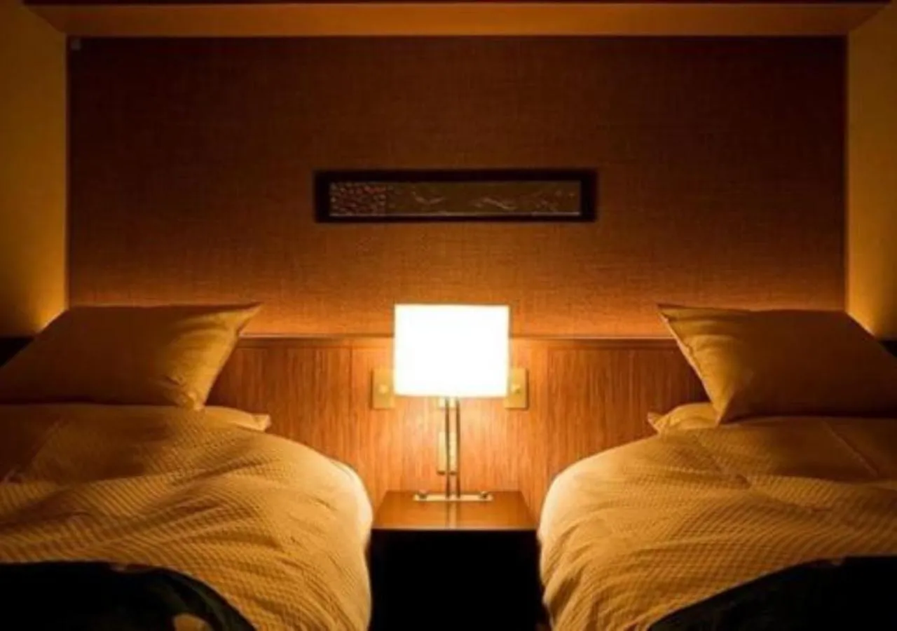 Bed in Oyado The Earth