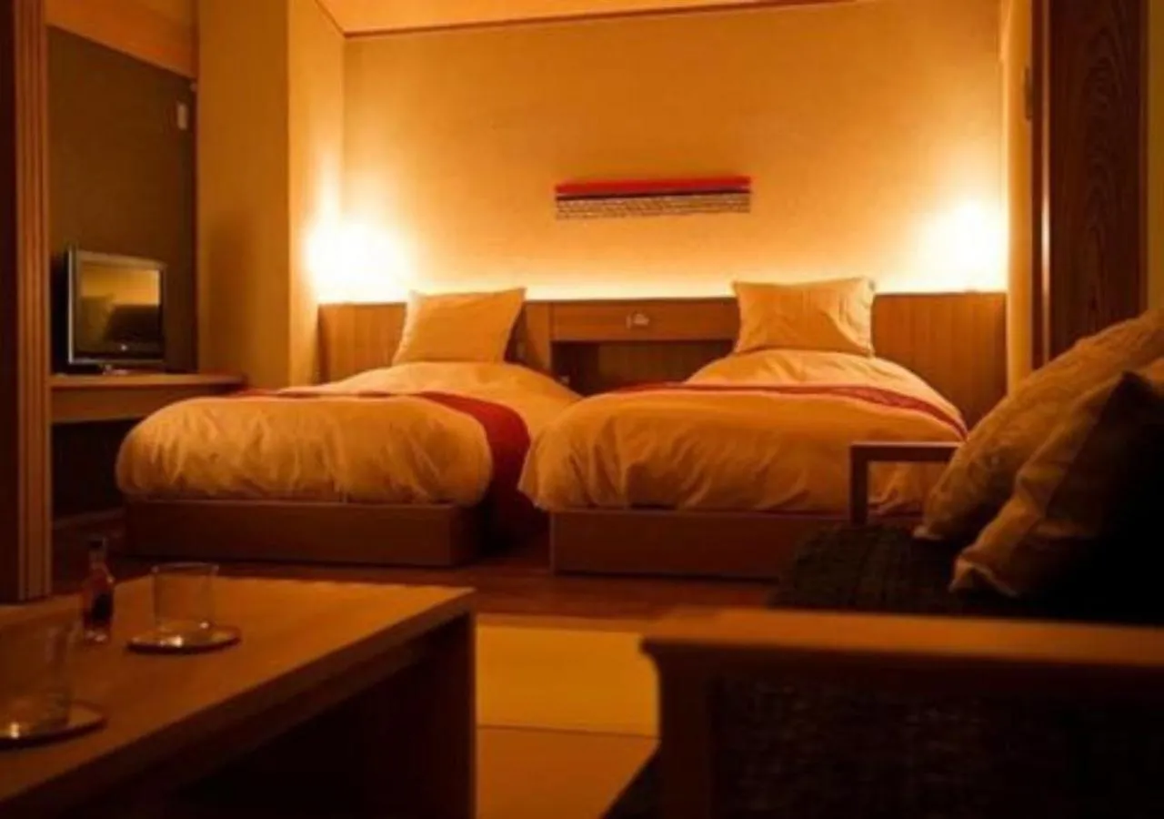 Bed in Oyado The Earth