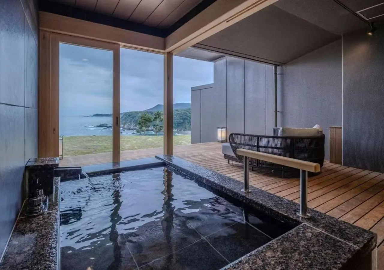 Bathroom in Oyado The Earth