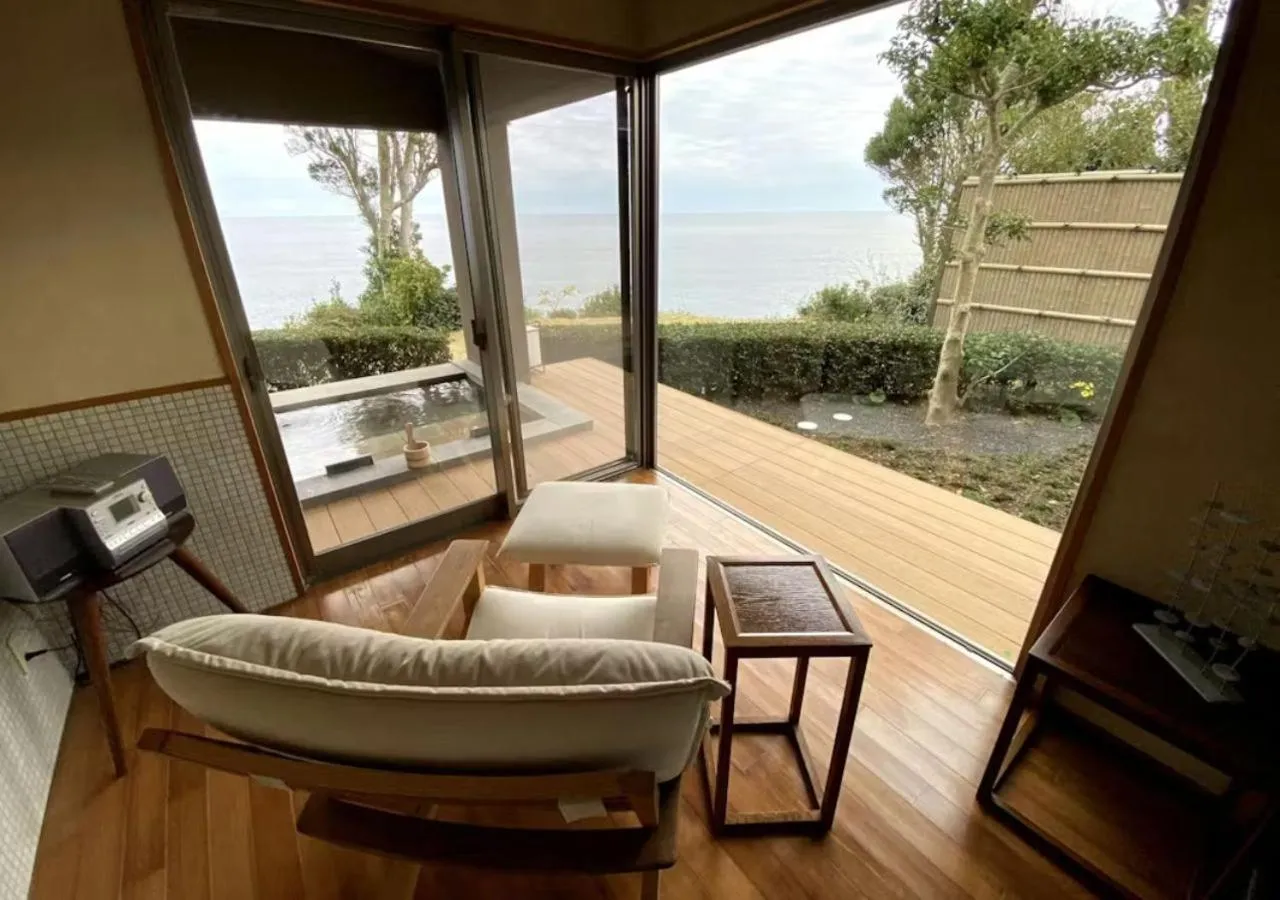 Balcony/Terrace in Oyado The Earth