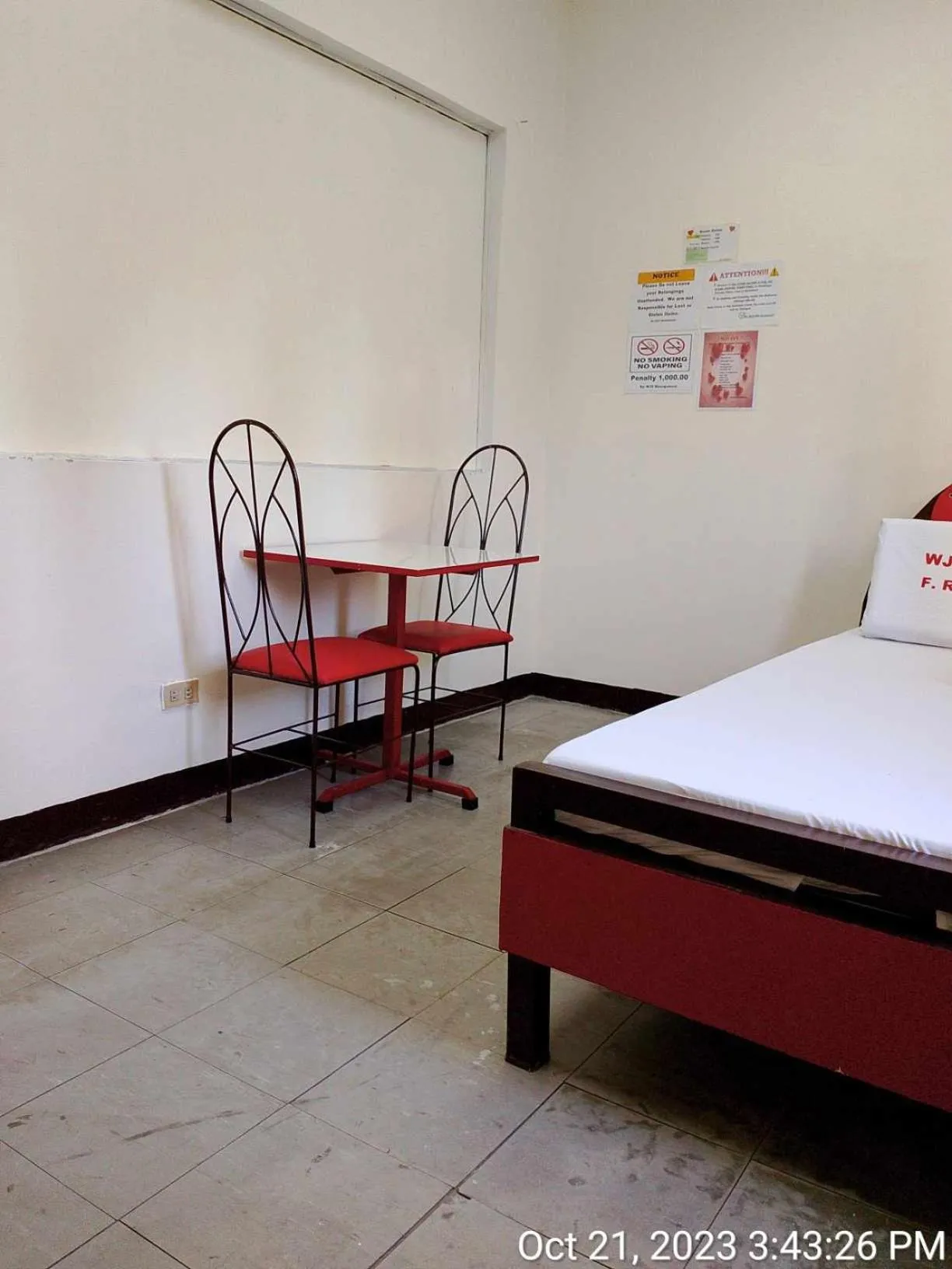 Bed in WJV INN RAMOS