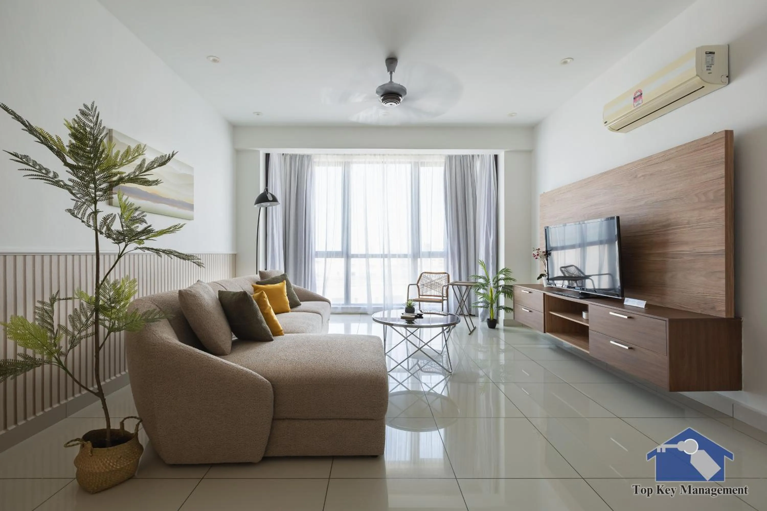 Two-Bedroom Apartment with City View in Jazz Suites