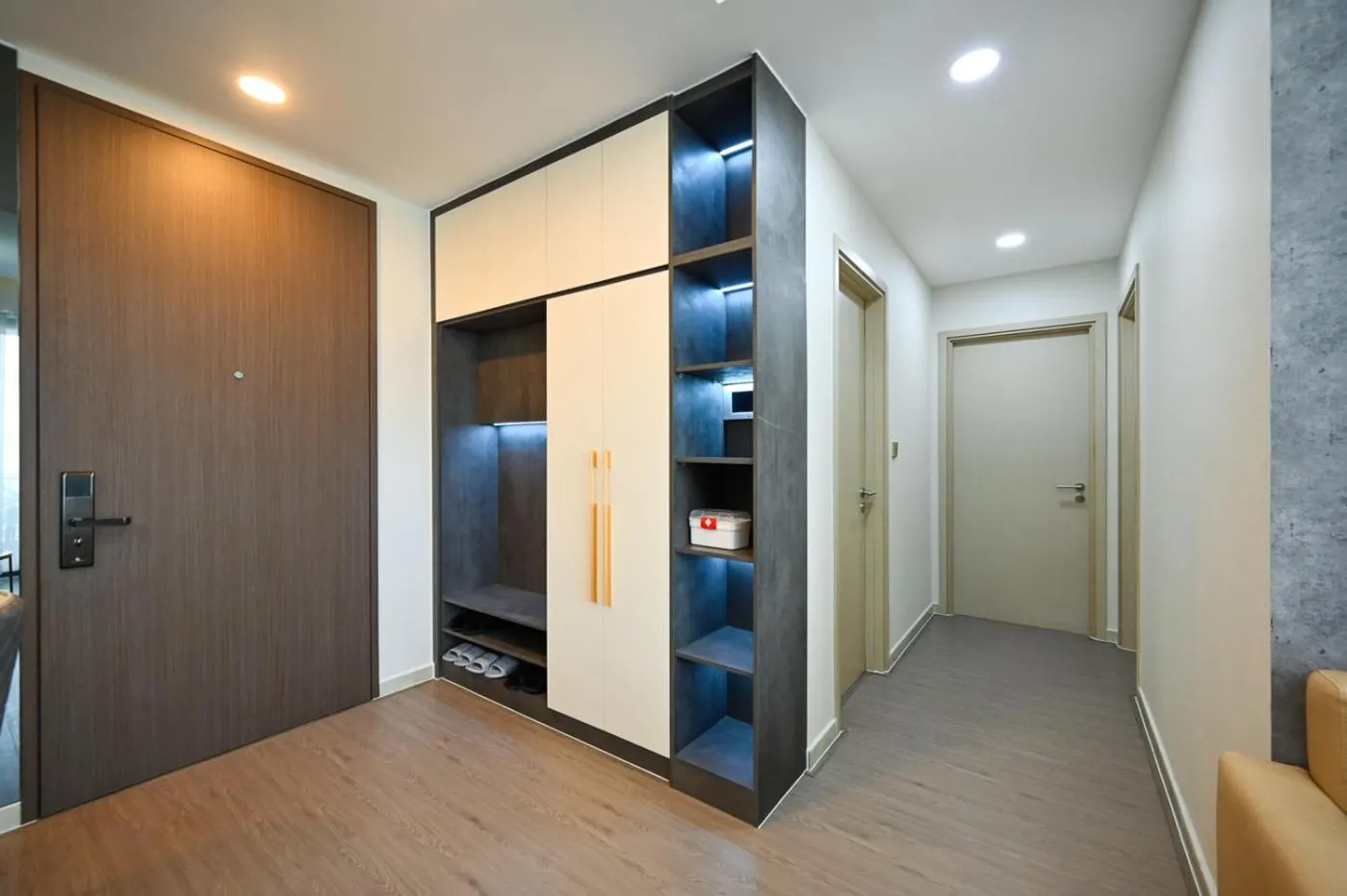 wardrobe, Bed in Royal State - The Ascentia Phu My Hung