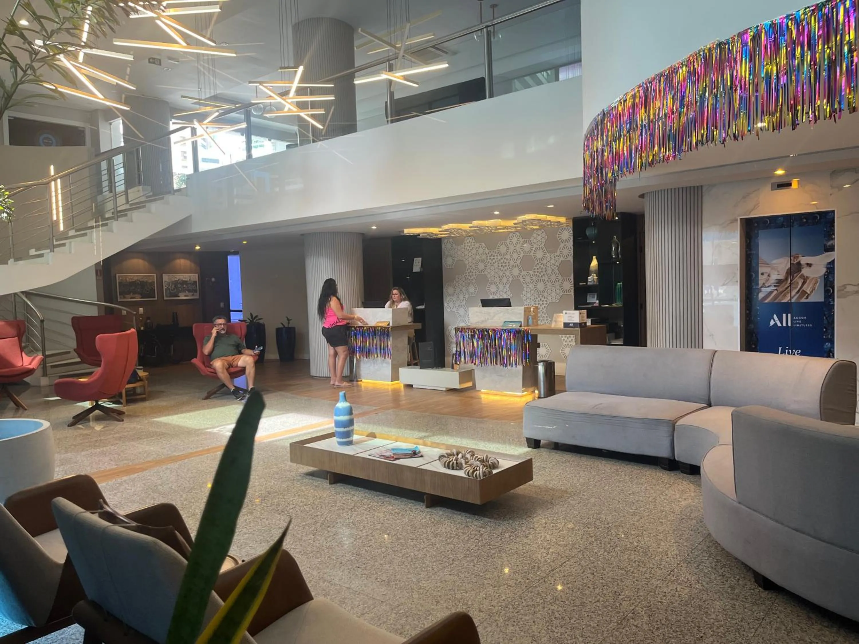 Lobby or reception in Flat Fortaleza Meireles