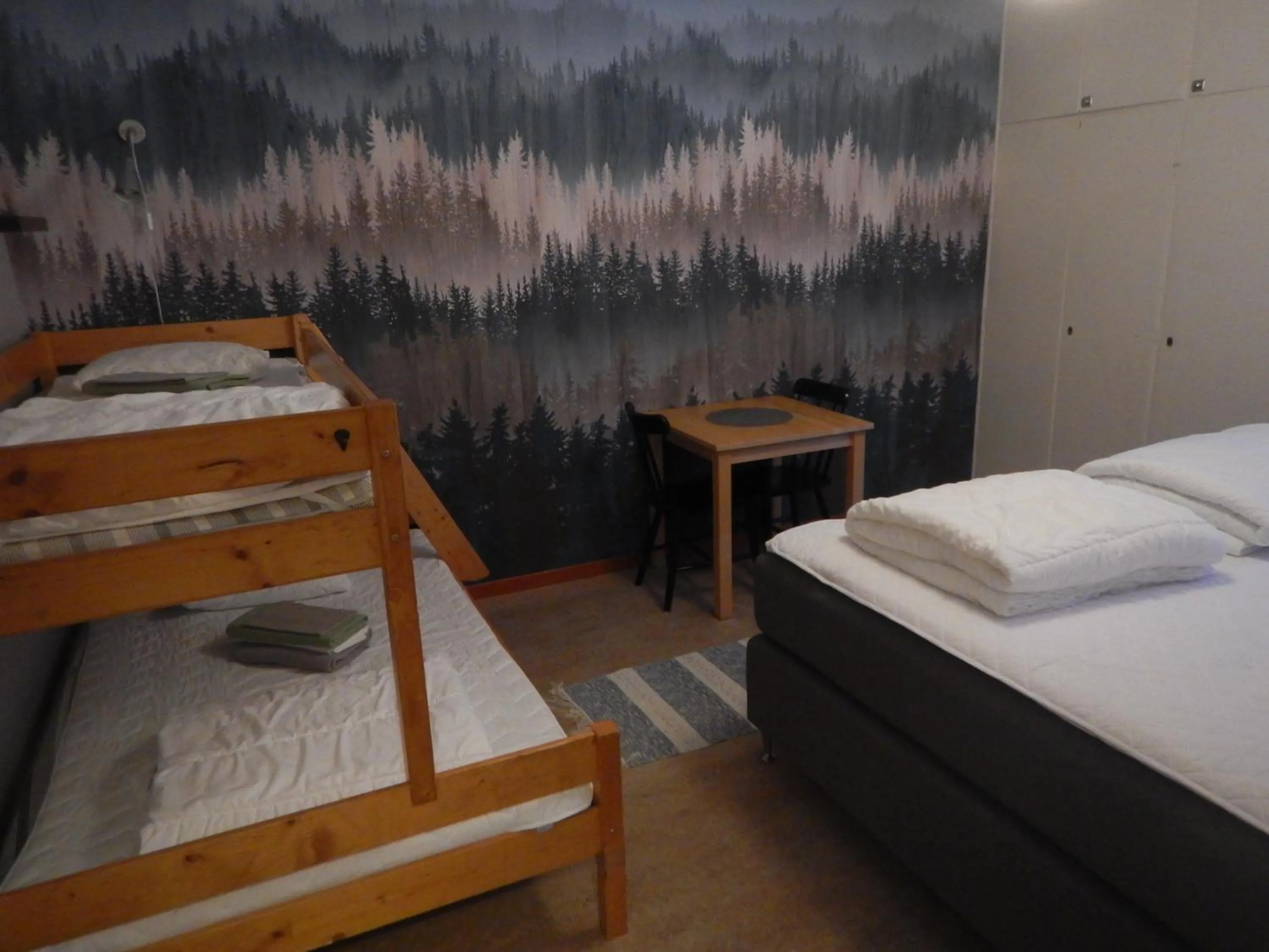 Photo of the whole room, Bed in Jokkmokks Vandrarhem Åsgård