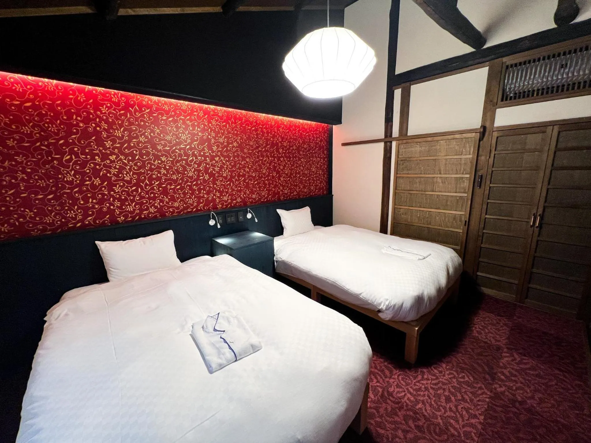 Photo of the whole room, Bed in Rinn Shijo Machiya