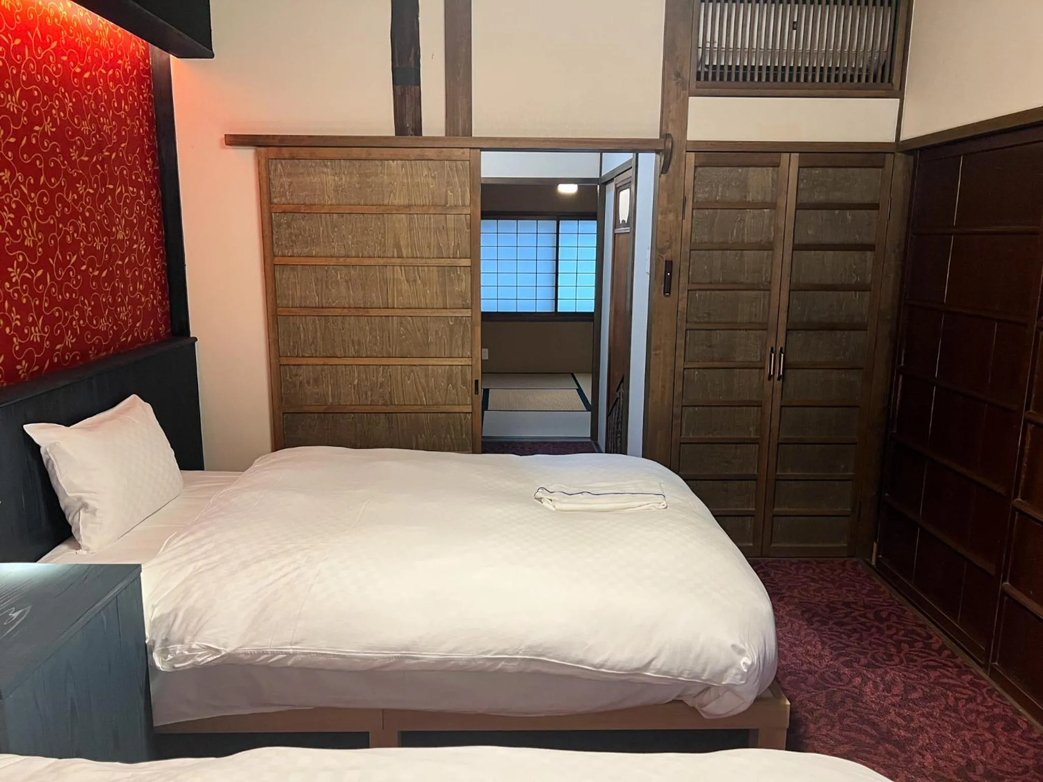 Photo of the whole room, Bed in Rinn Shijo Machiya