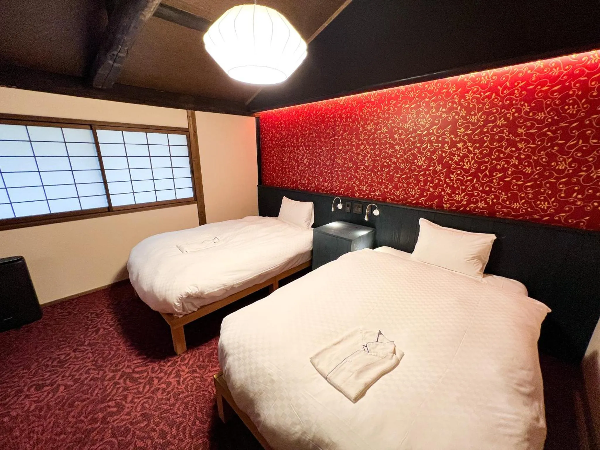 Photo of the whole room, Bed in Rinn Shijo Machiya