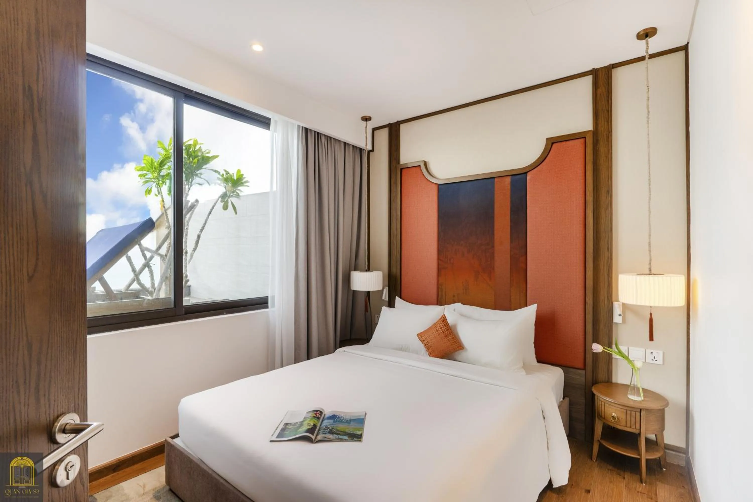 Bed in Apec Luxe Escape Sunset Resort