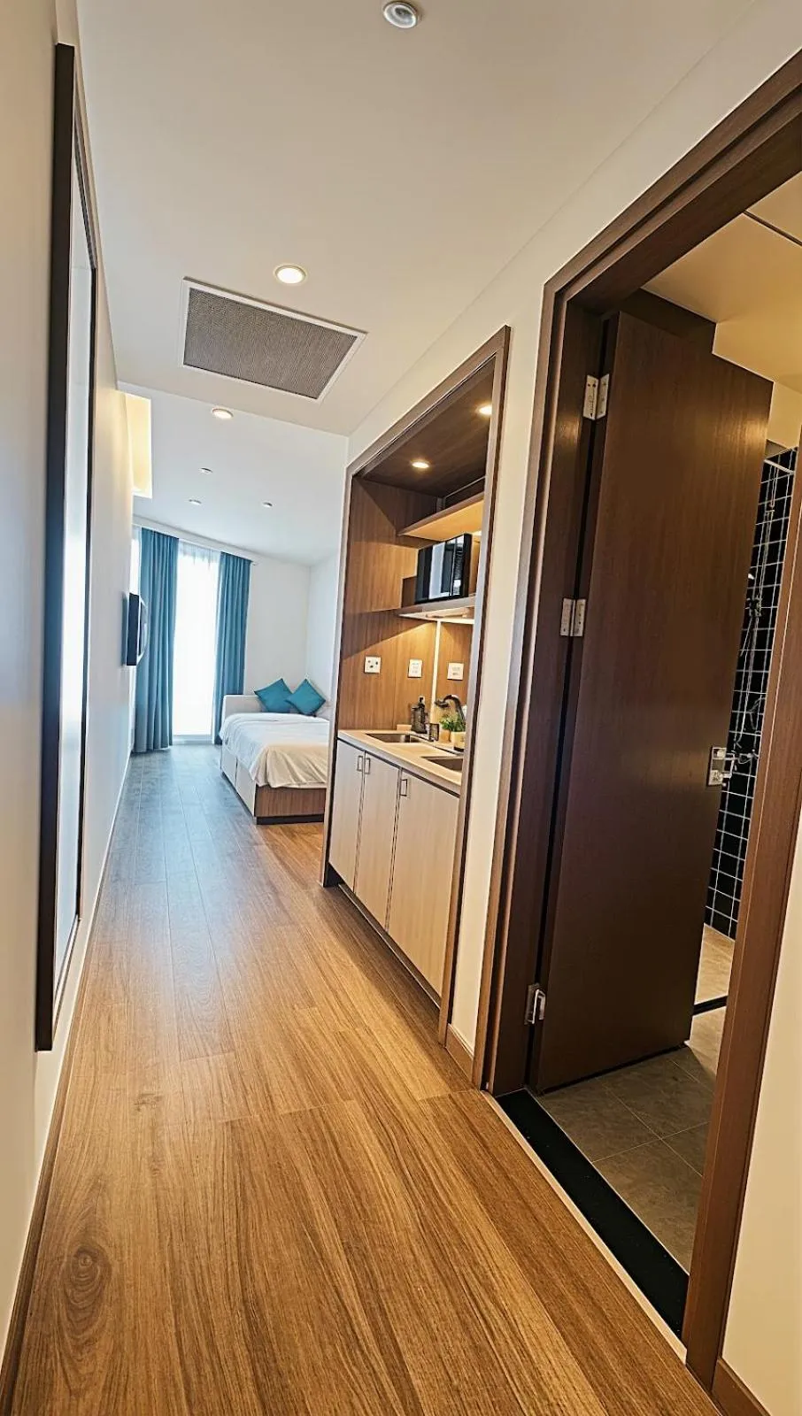 Kitchen or kitchenette in Apec Luxe Escape Sunset Resort