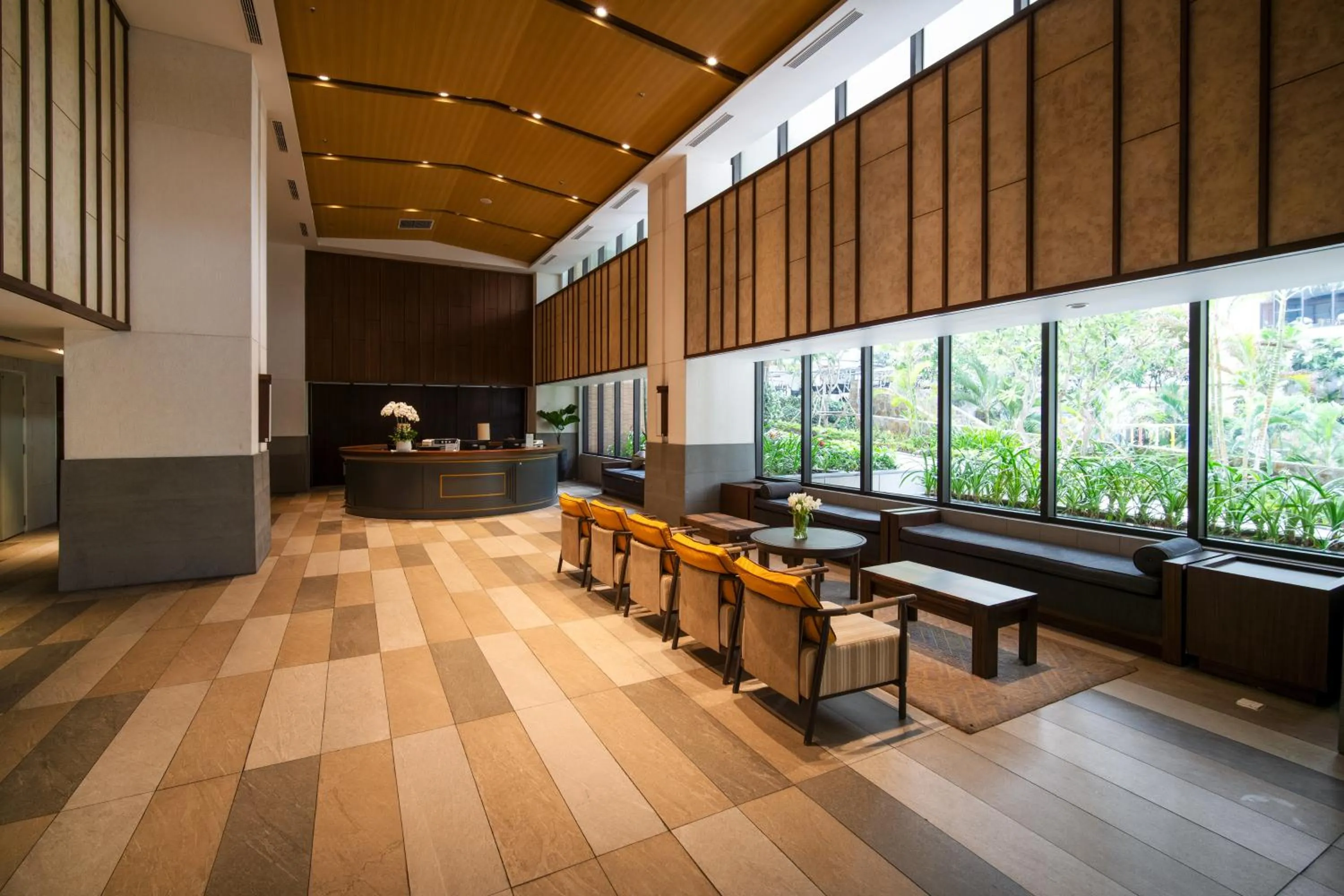 Living room in Apec Luxe Escape Sunset Resort