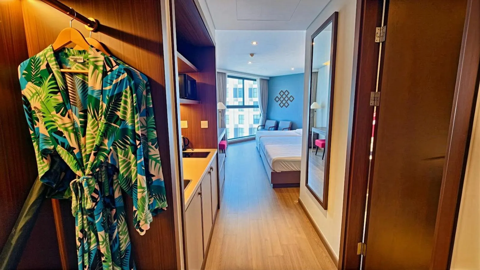 Bed in Apec Luxe Escape Sunset Resort