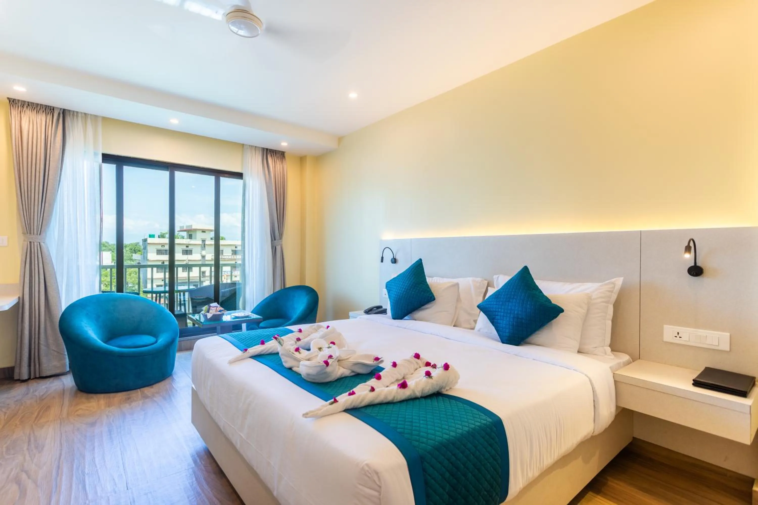 Bed in Bhairahawa Garden Resort