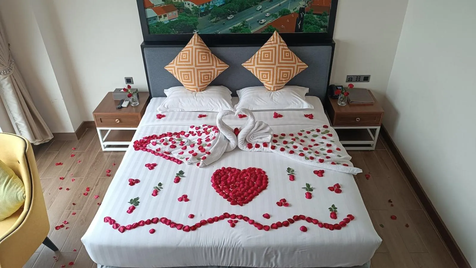 Bed in Holiday Pier Hotel