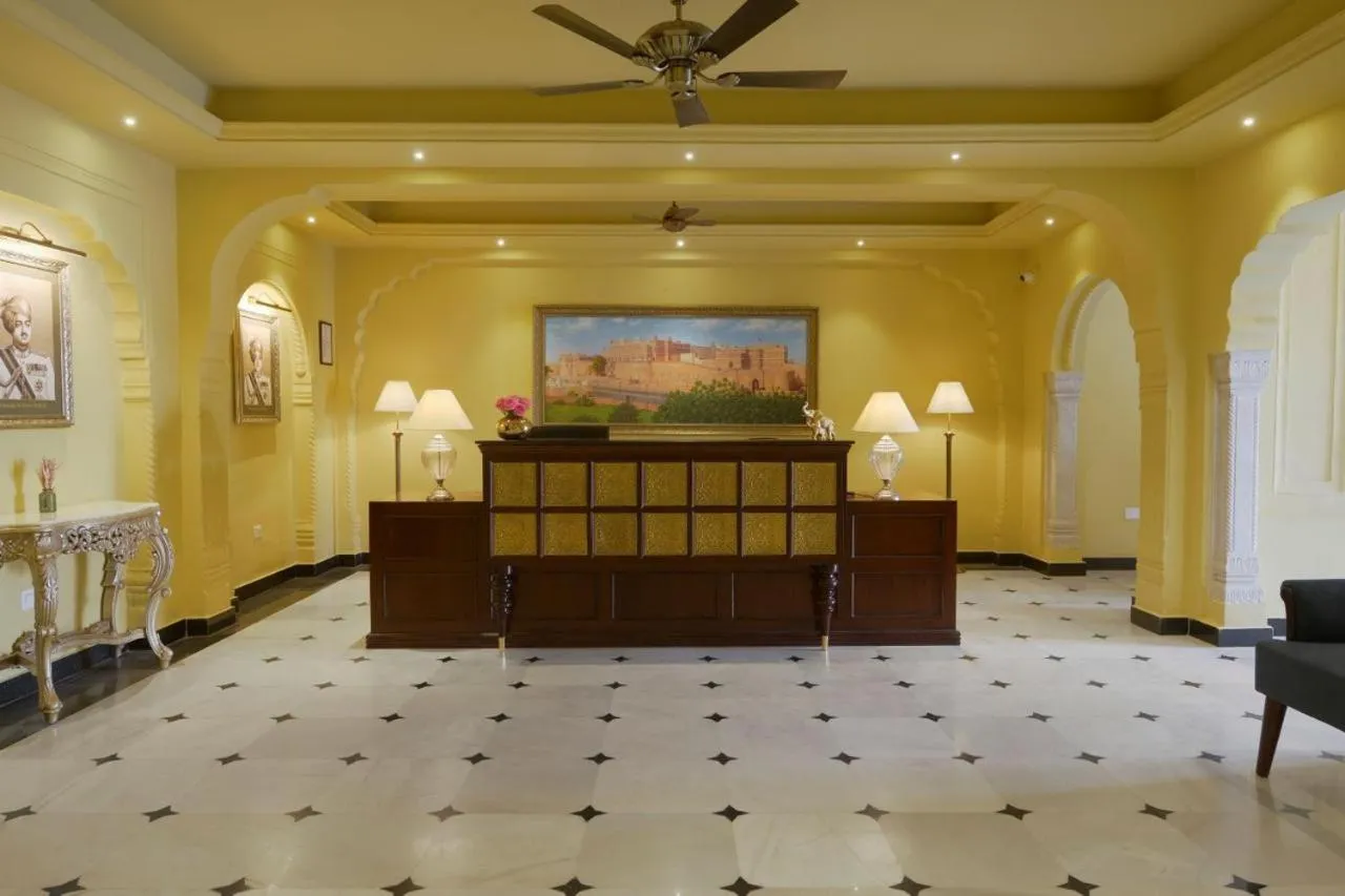 Lobby or reception in Hotel Chandra Raj Mahal