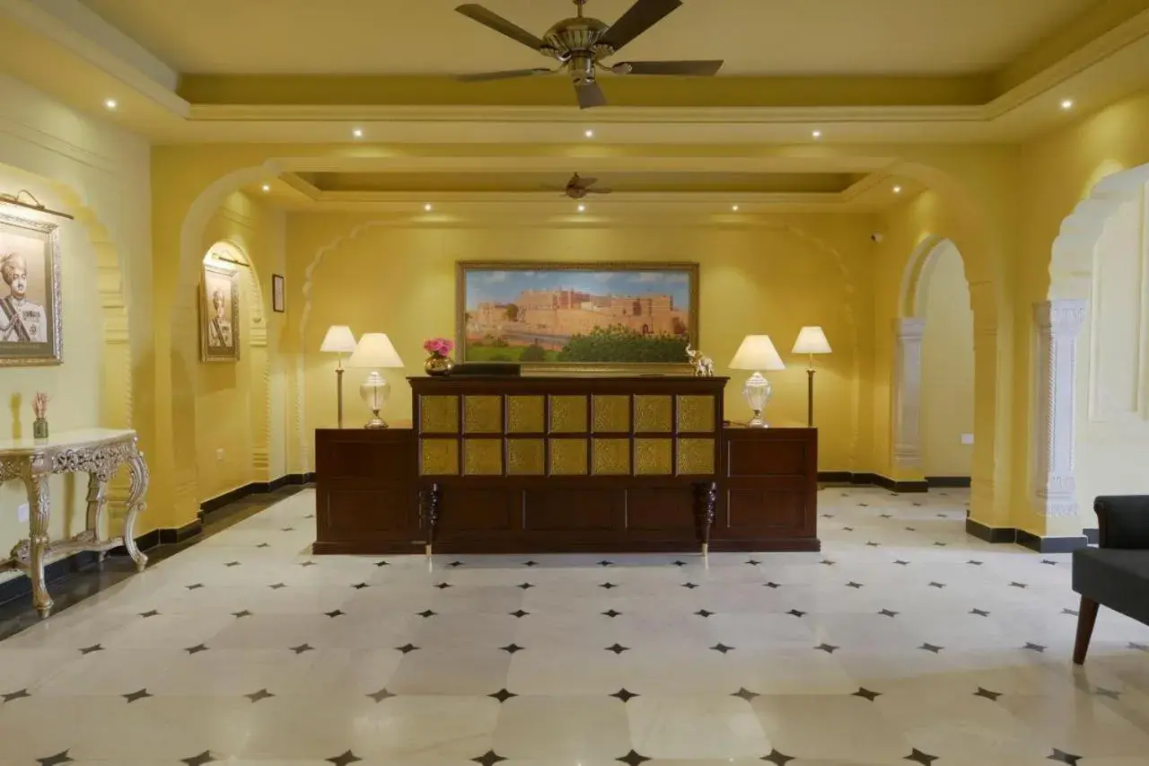 Lobby or reception in Hotel Chandra Raj Mahal Lobby or reception in Hotel Chandra Raj Mahal