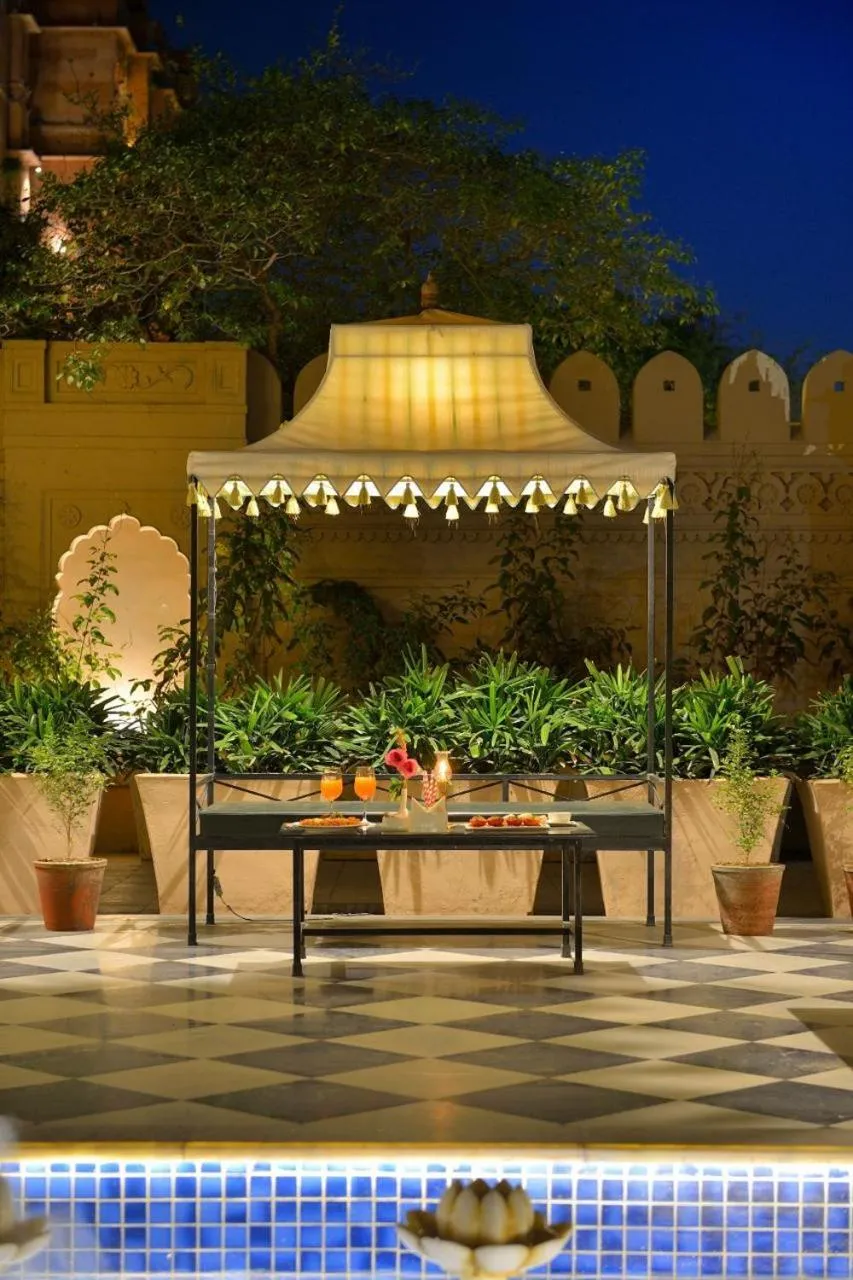 Facade/entrance in Hotel Chandra Raj Mahal