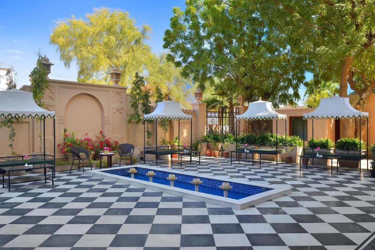 Decorative detail in Hotel Chandra Raj Mahal