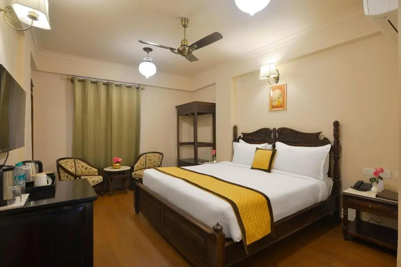 Photo of the whole room, Bed in Hotel Chandra Raj Mahal Photo of the whole room, Bed in Hotel Chandra Raj Mahal