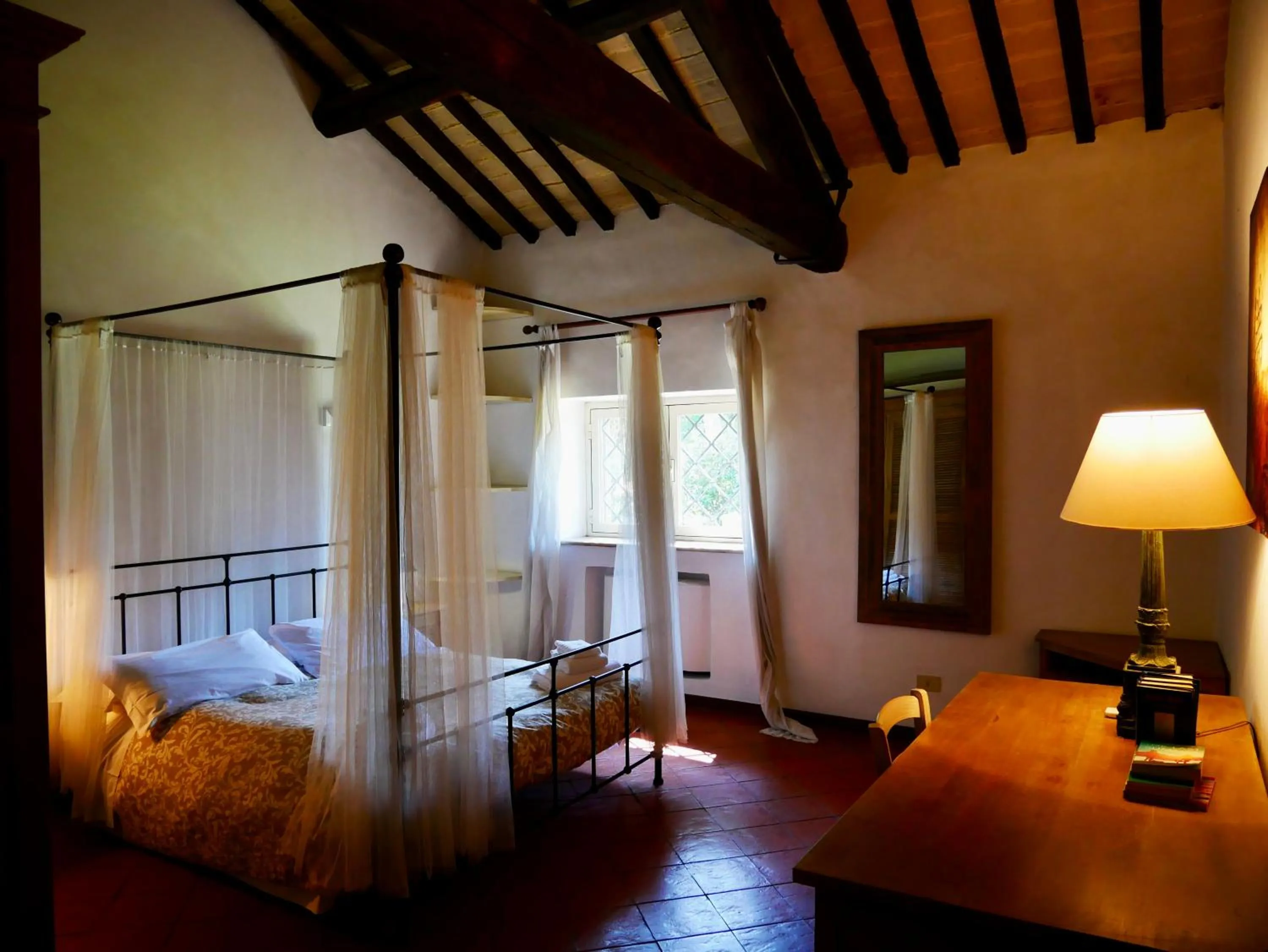 Bed in Castello del Duca
