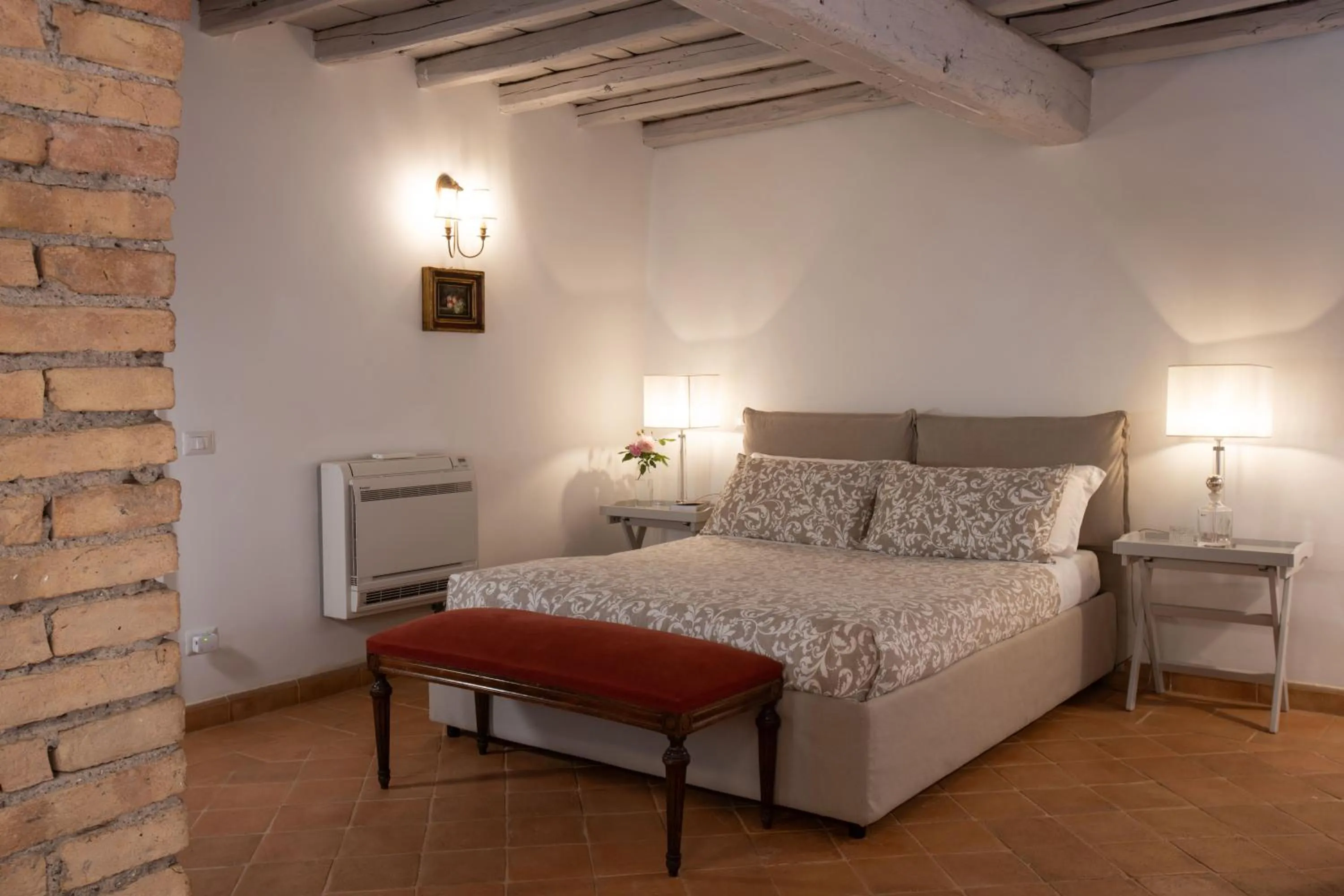 Bed in Castello del Duca
