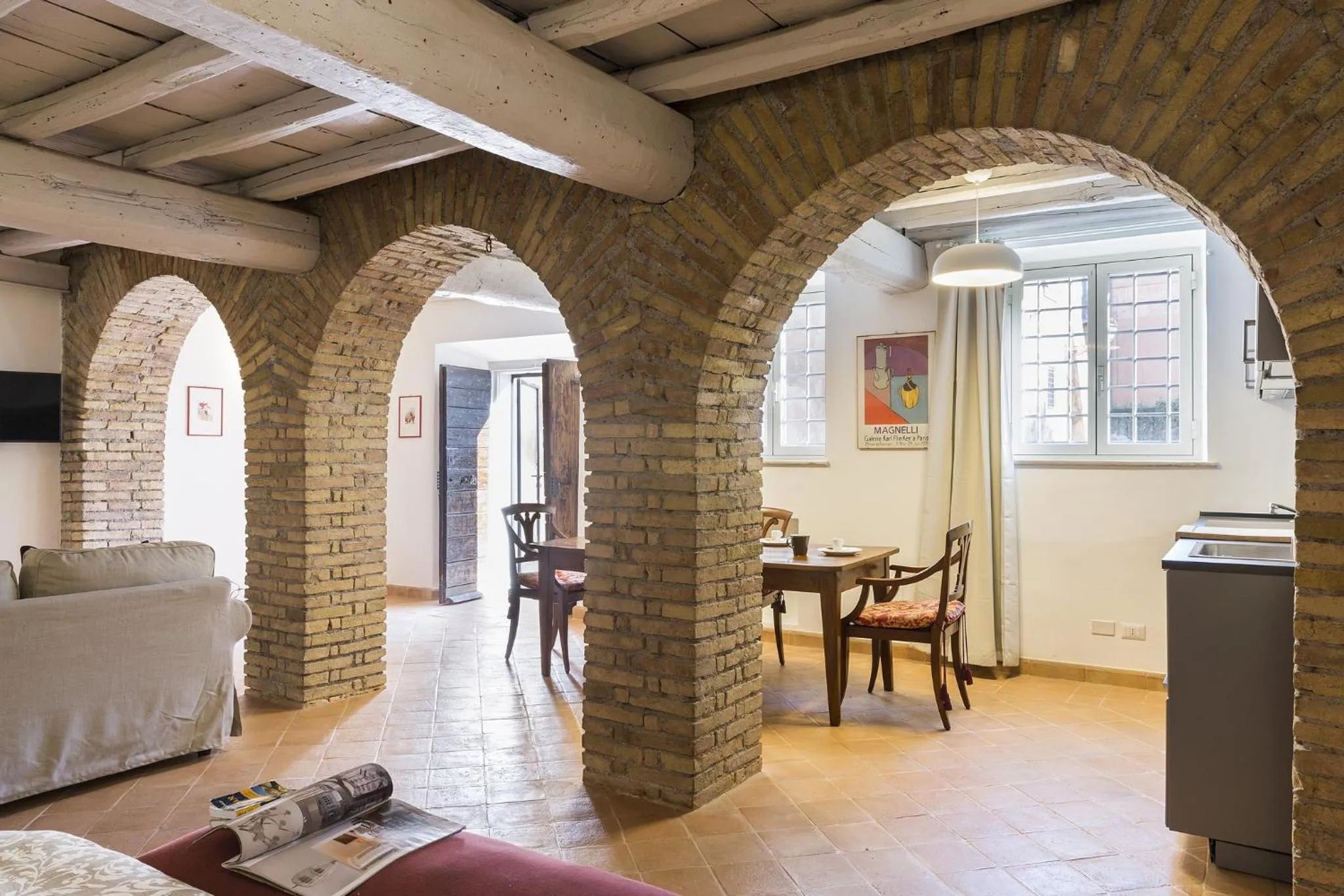 Photo of the whole room in Castello del Duca