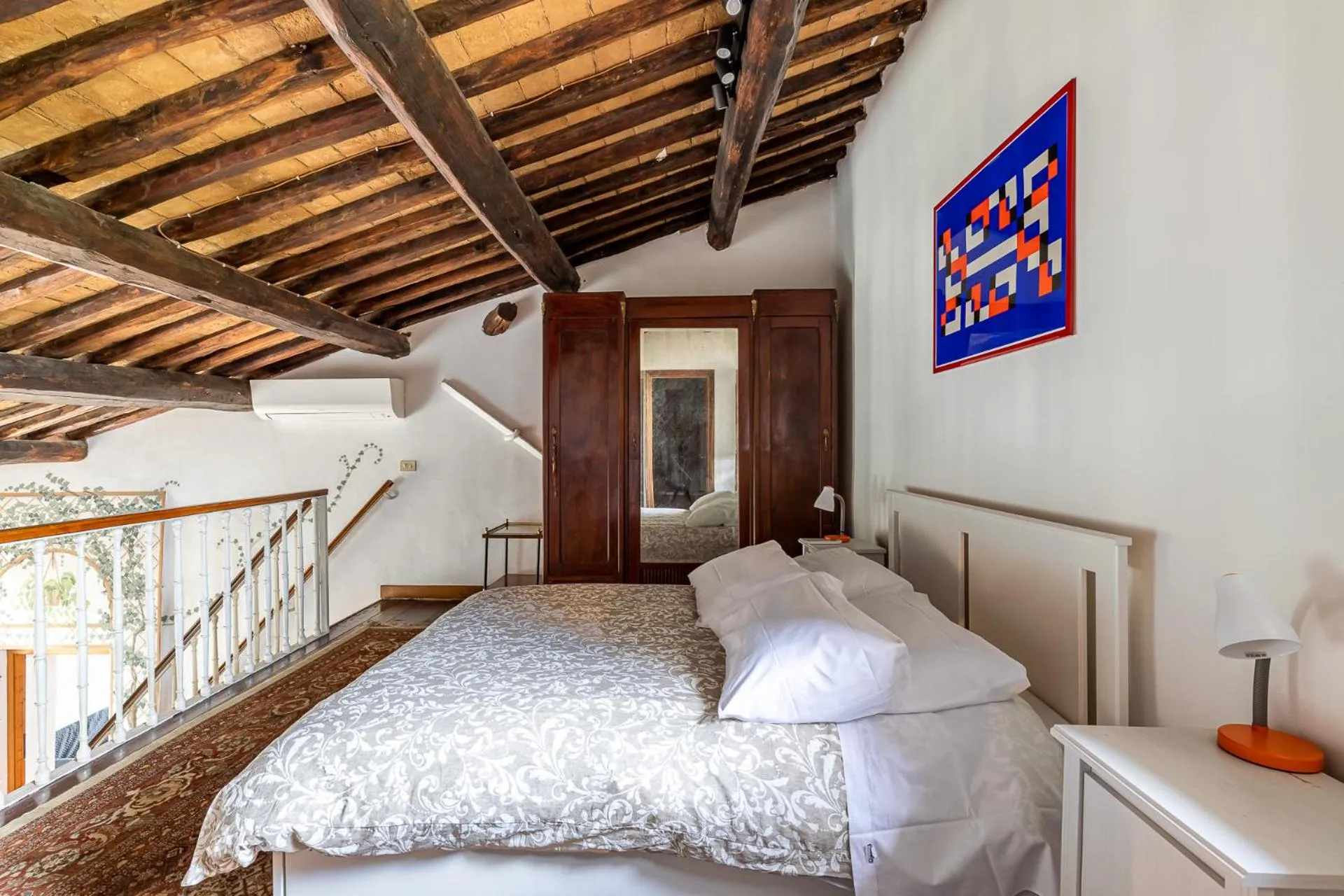 Bed in Castello del Duca