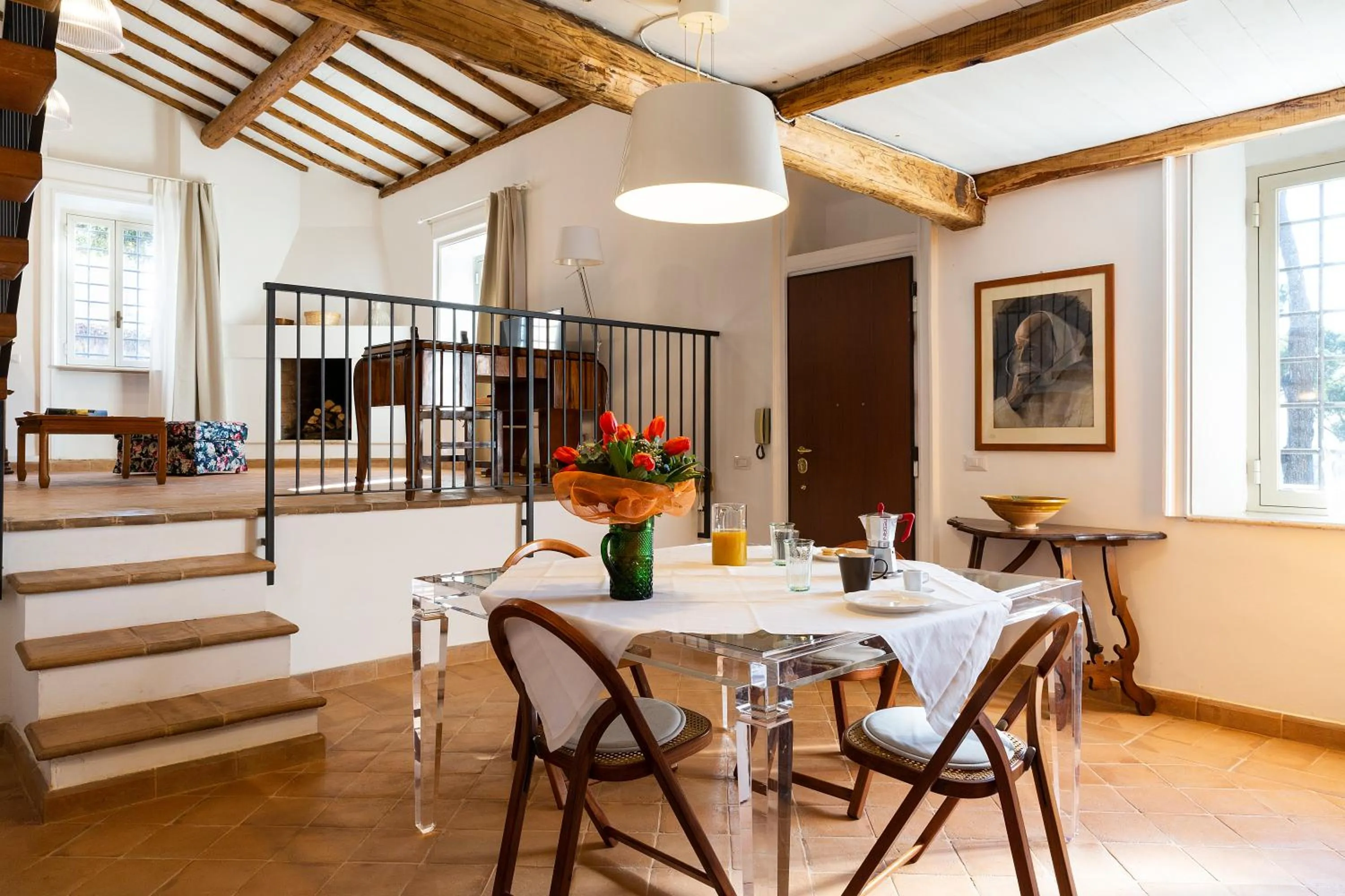 Dining area in Castello del Duca