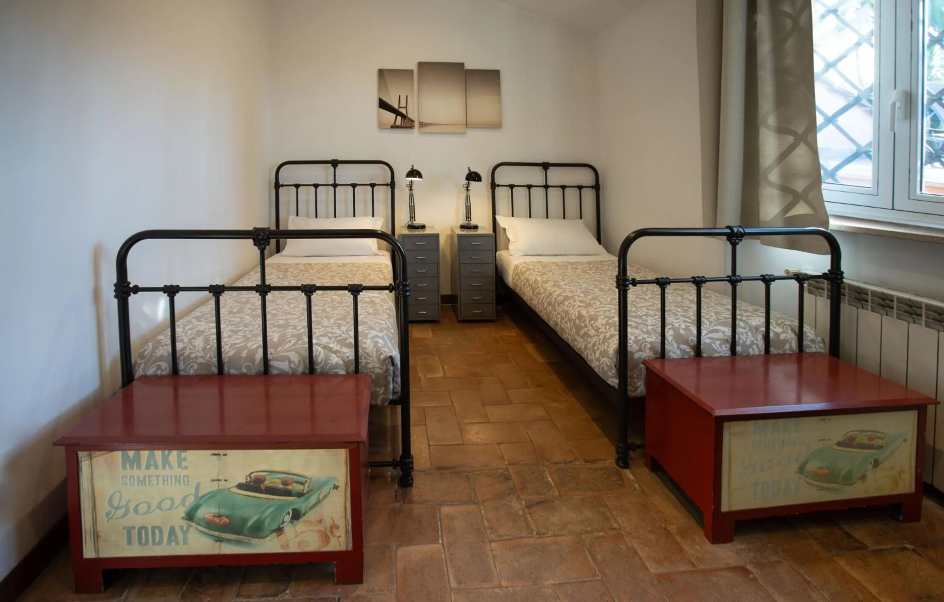 Bed in Castello del Duca
