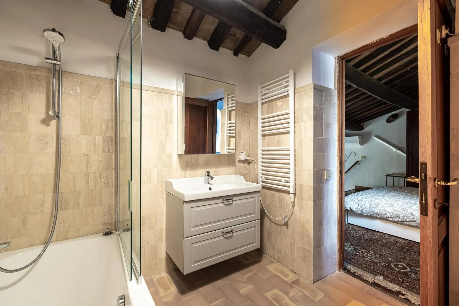 Bed in Castello del Duca