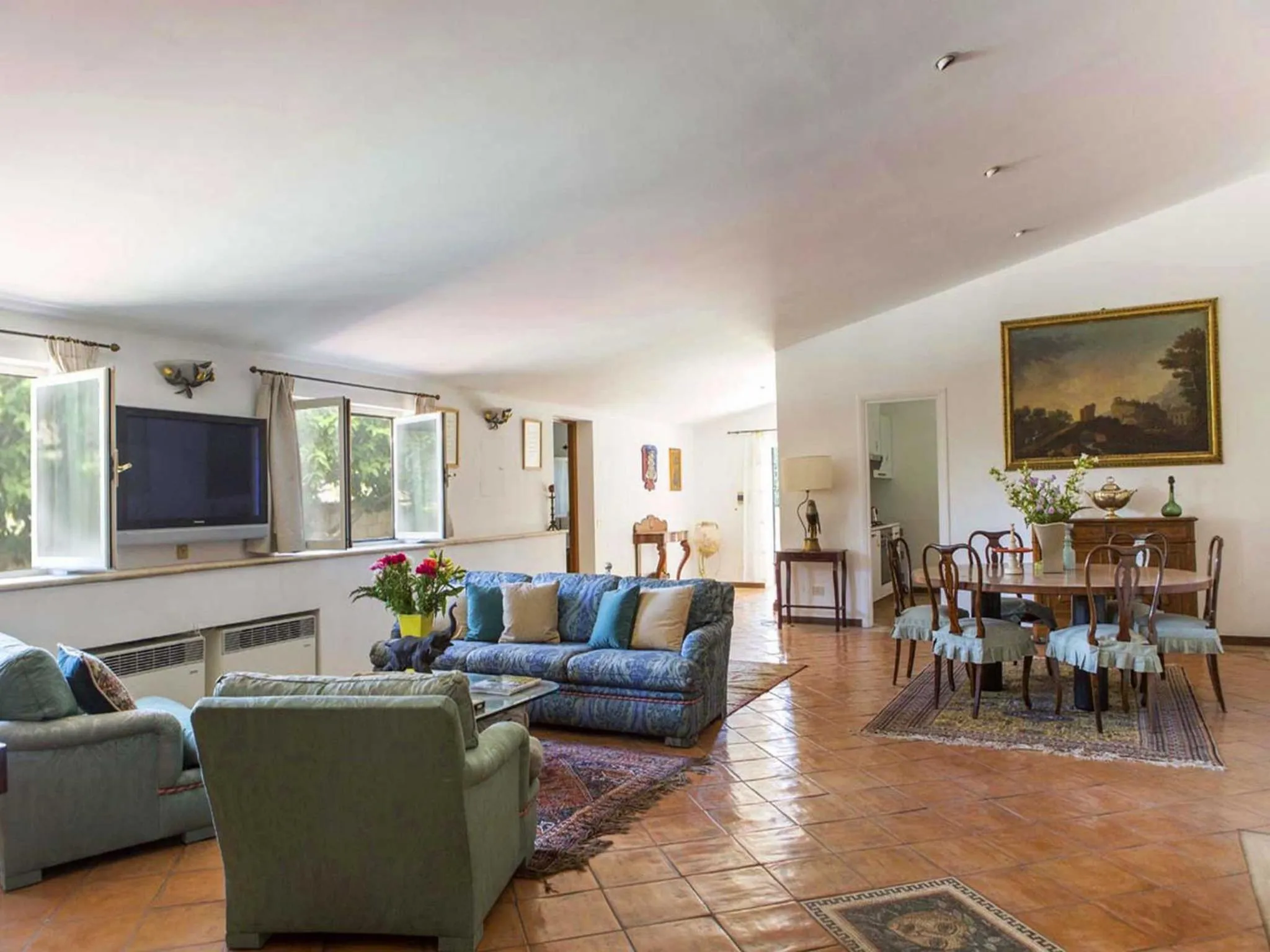 Living room in Castello del Duca
