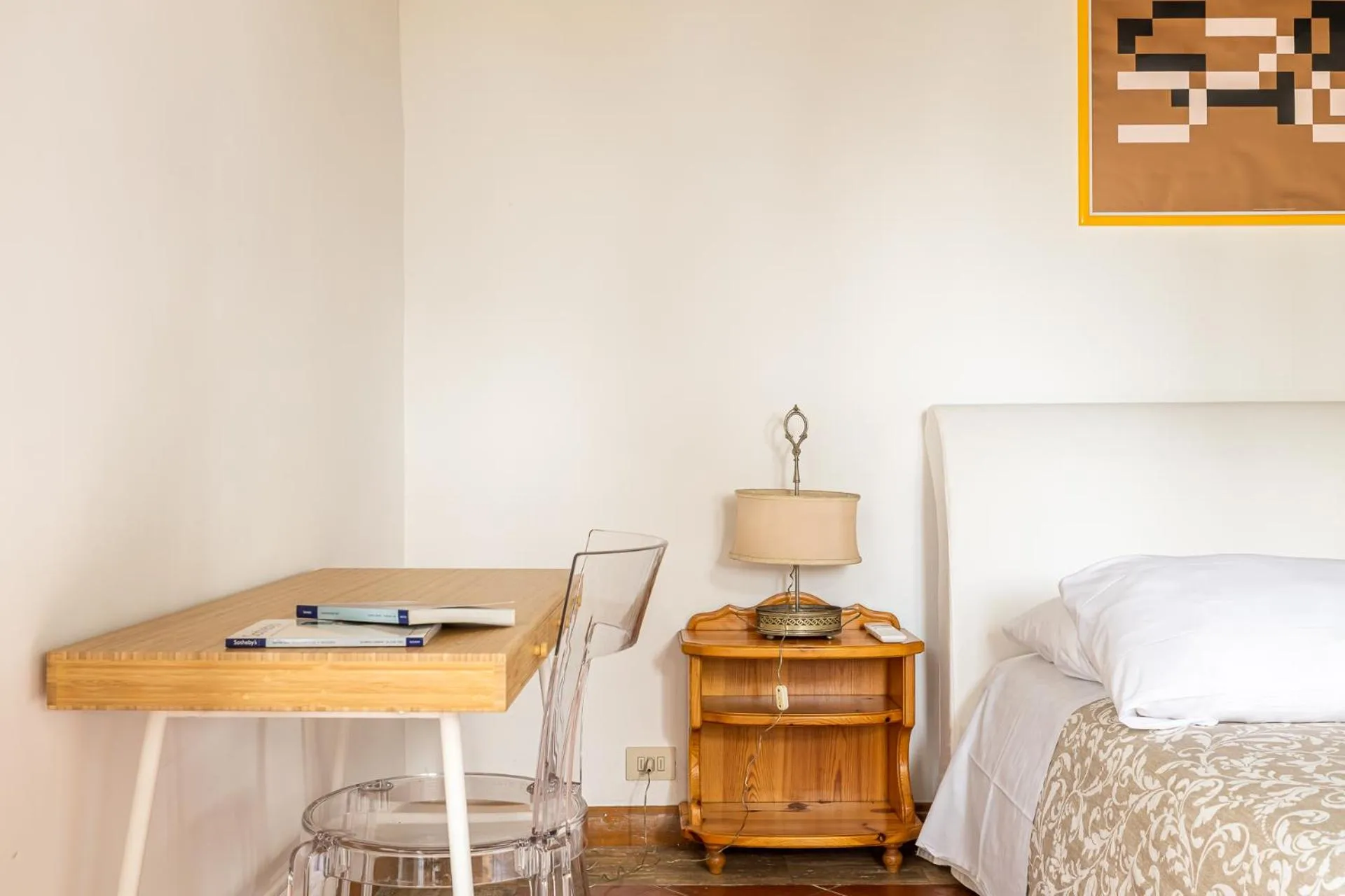 Bed in Castello del Duca