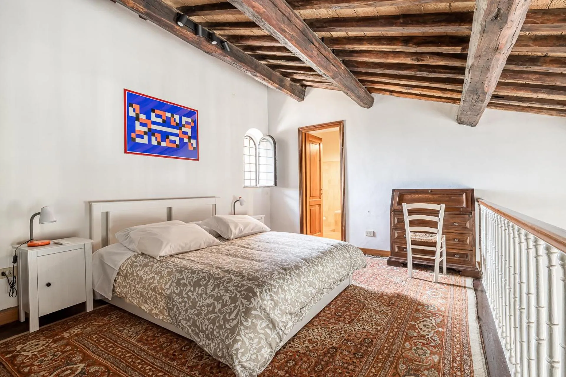 Bed in Castello del Duca