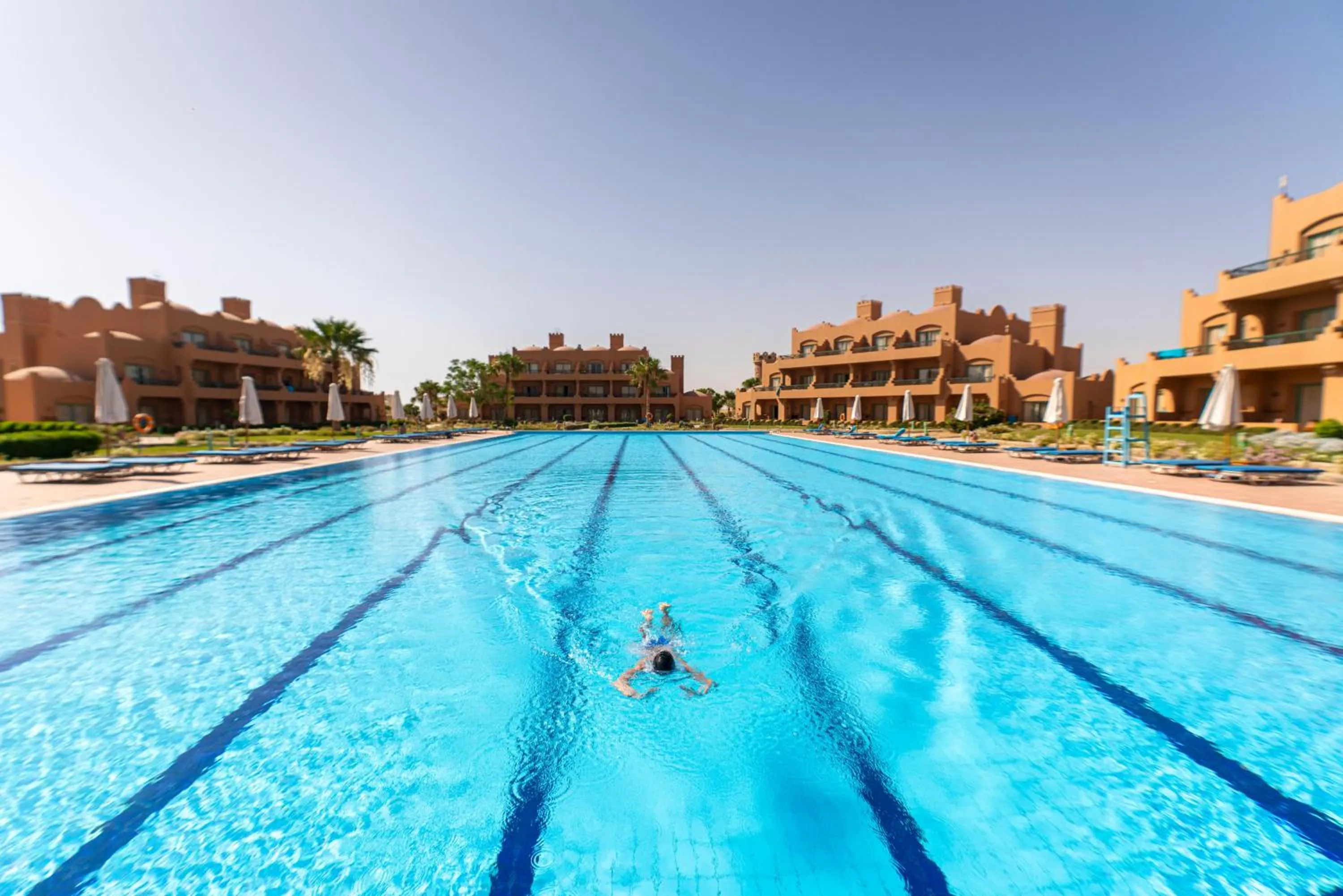 Swimming pool in Akassia Swiss Resort