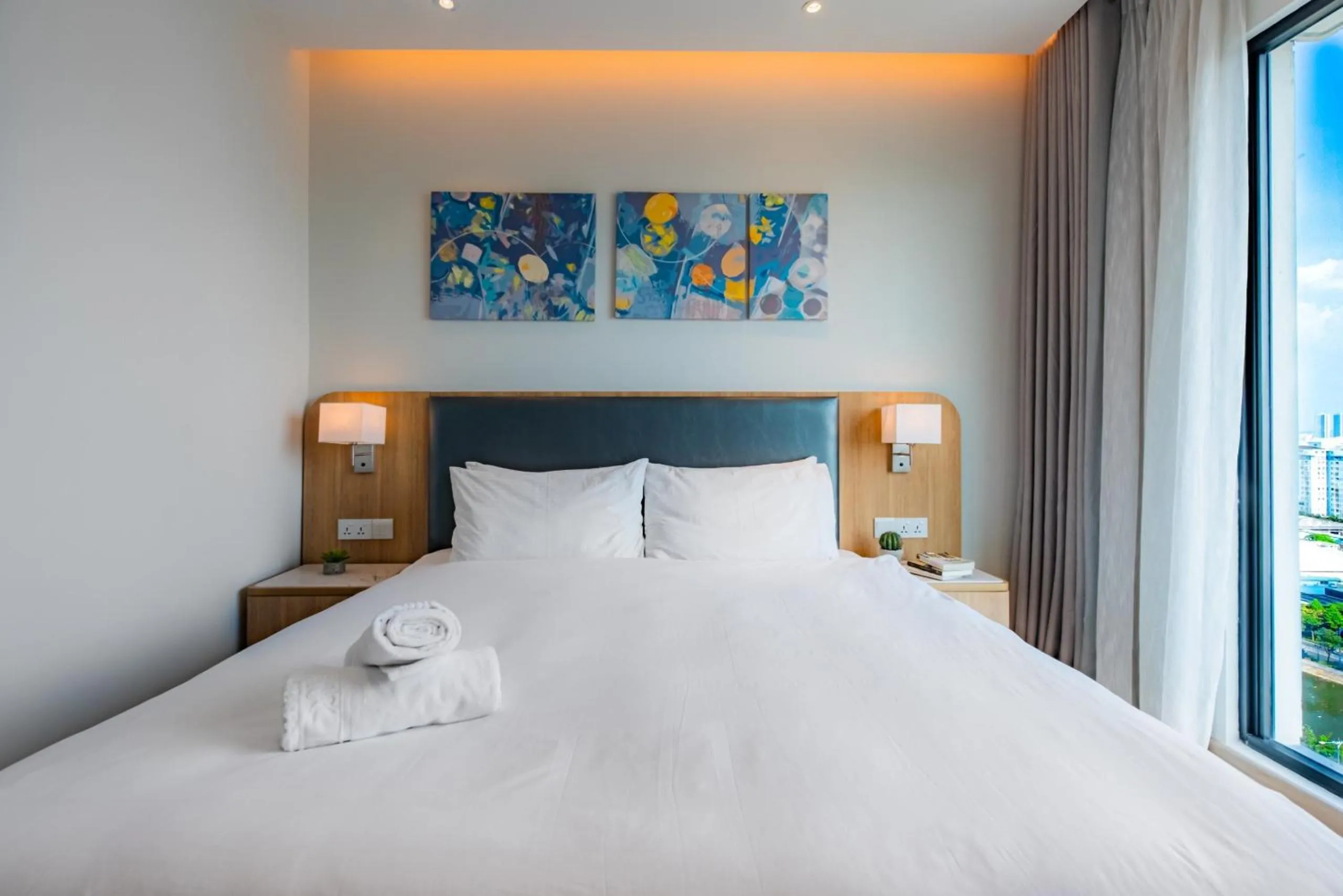 Bed in D1 Mension - Zenity Luxury Apartment - Saigon Centre