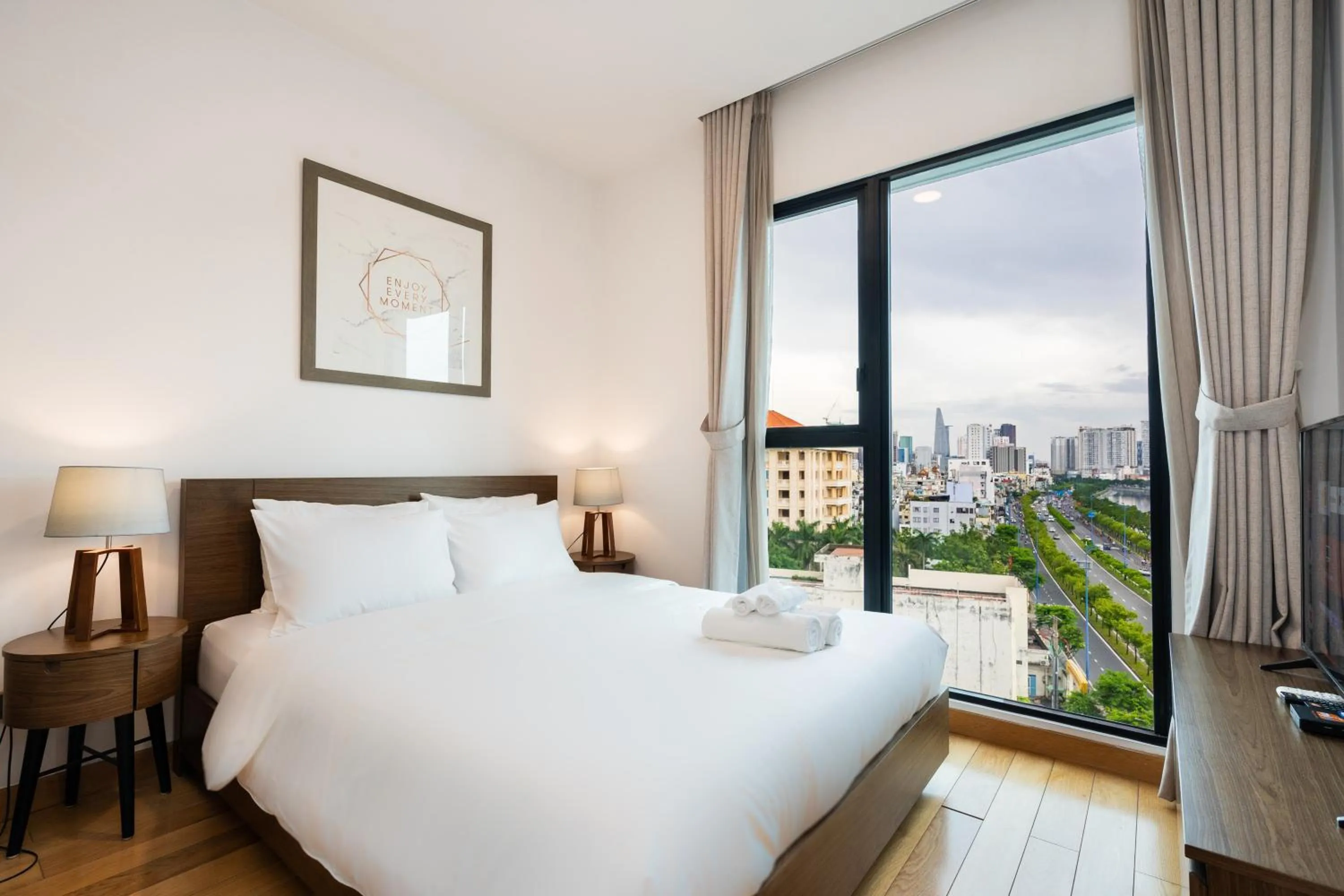 Bed in D1 Mension - Zenity Luxury Apartment - Saigon Centre